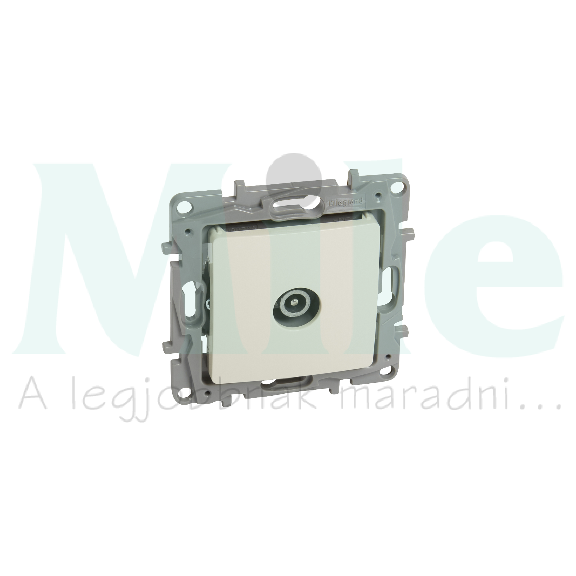 Niloé antenna aljzat TV körmös süllyesztett bézs 1-kimenet MM-végzáró 10dB/860MHz LEGRAND