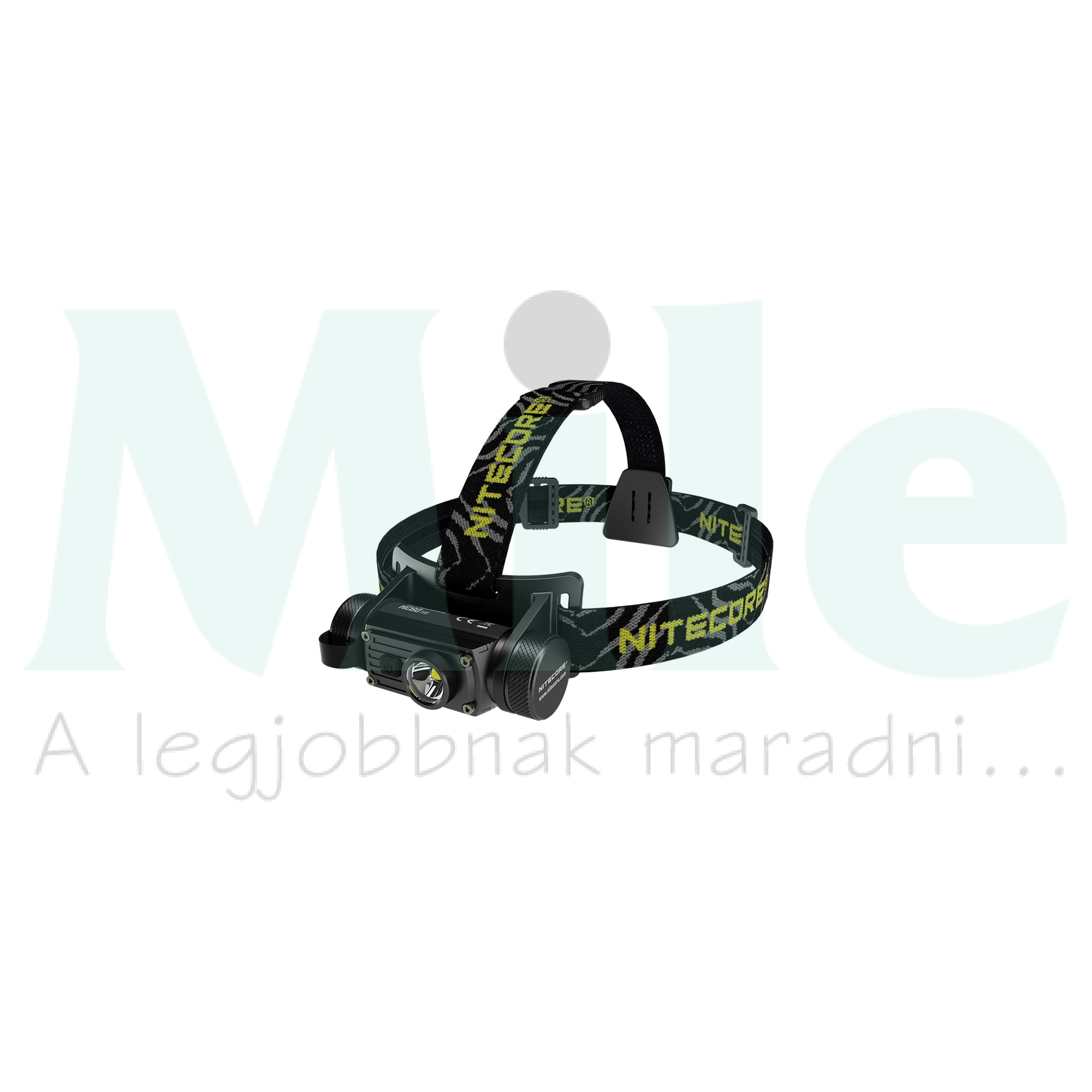 LED fejlámpa 1200lm 130m USB 3,4Ah 118650+2xCR123 1x tölthető akku teleppel IPX8 HC60 V2 NITECORE