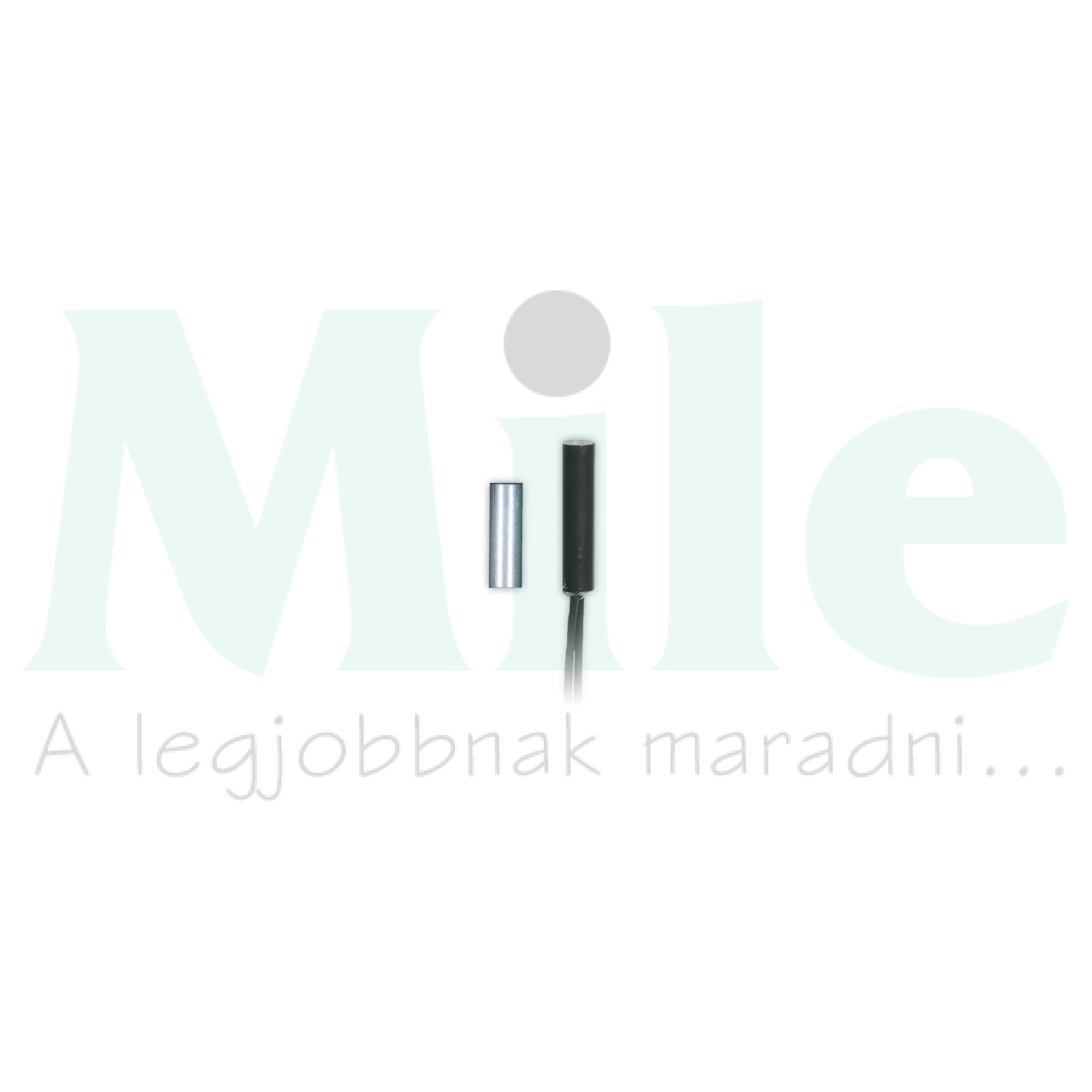 Nyitásérzékelő (reed-relé) 2vez. befúrható 15mm kapcs.táv süllyesztett barna TANE ALARM