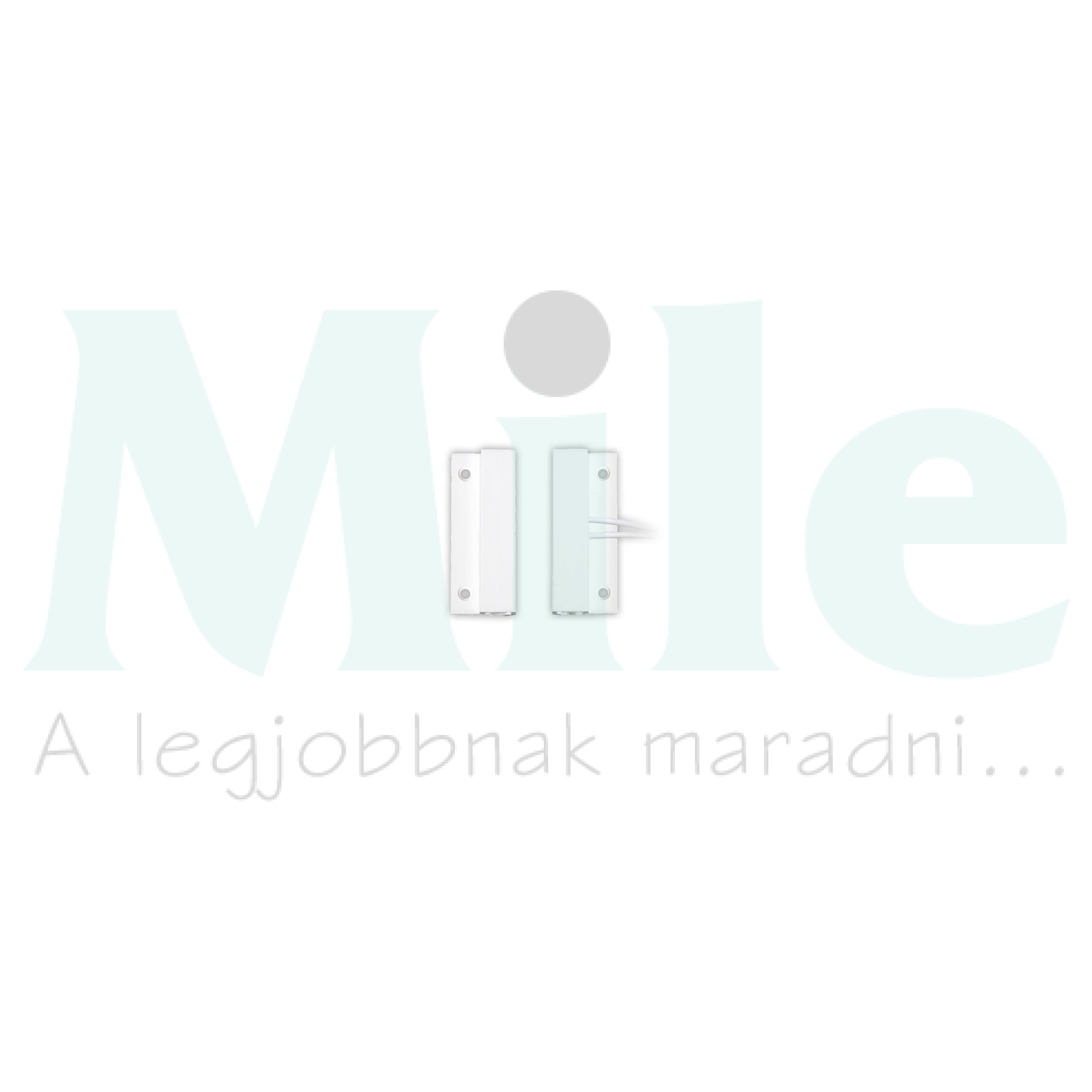 Nyitásérzékelő (reed-relé) 2vez. közép-kivezetés 21mm kapcs.táv falonkívüli fehér TANE ALARM