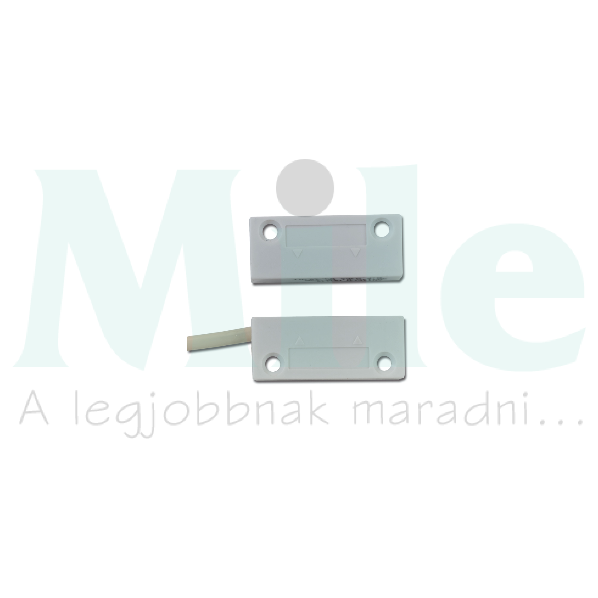 Nyitásérzékelő (reed-relé) 4vez. 15mm kapcs táv. falonkívüli fehér UTCF