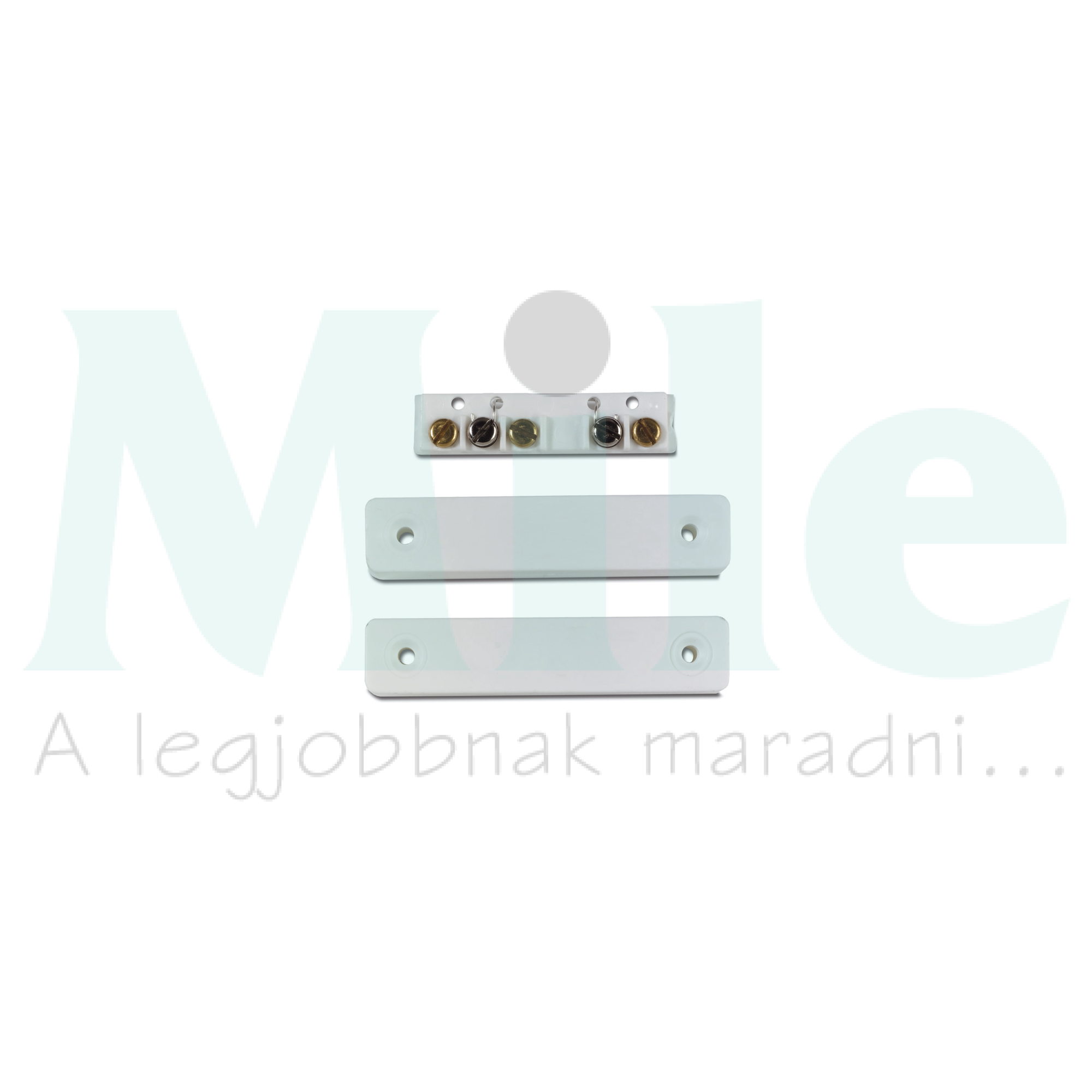 Nyitásérzékelő (reed-relé) 4vez. 20mm kapcs táv. falonkívüli fehér UTCF