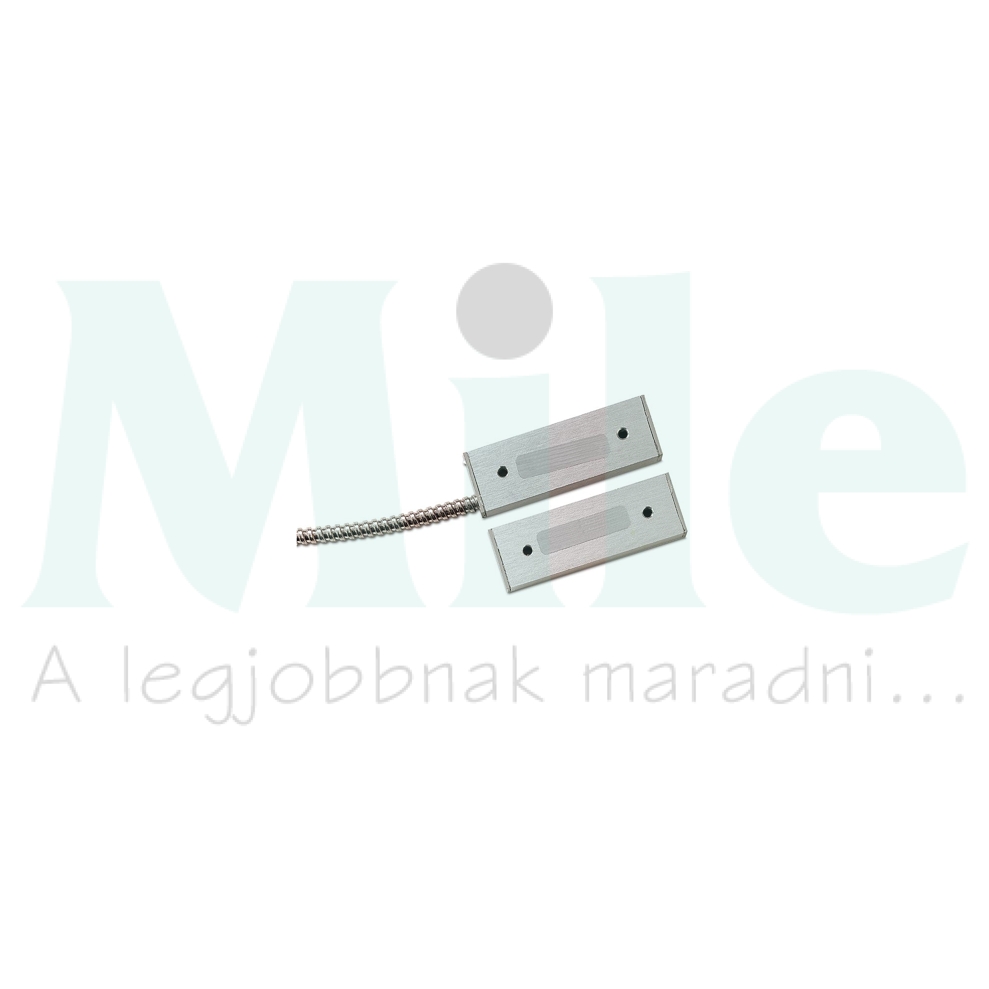 Nyitásérzékelő (reed-relé) 4vez. acélborítású 75mm kapcs táv. falonkívüli UTCF