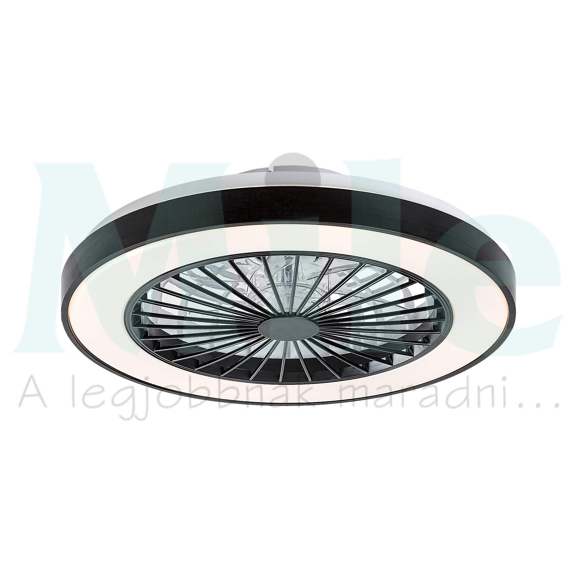 Okos LED mennyezeti lámpatest ventilátoros (6-fokozat) WiFi falonkívüli 40W 230V AC 5000lm 3000-6000K IP20 20000h Dalfon2 RÁBALUX