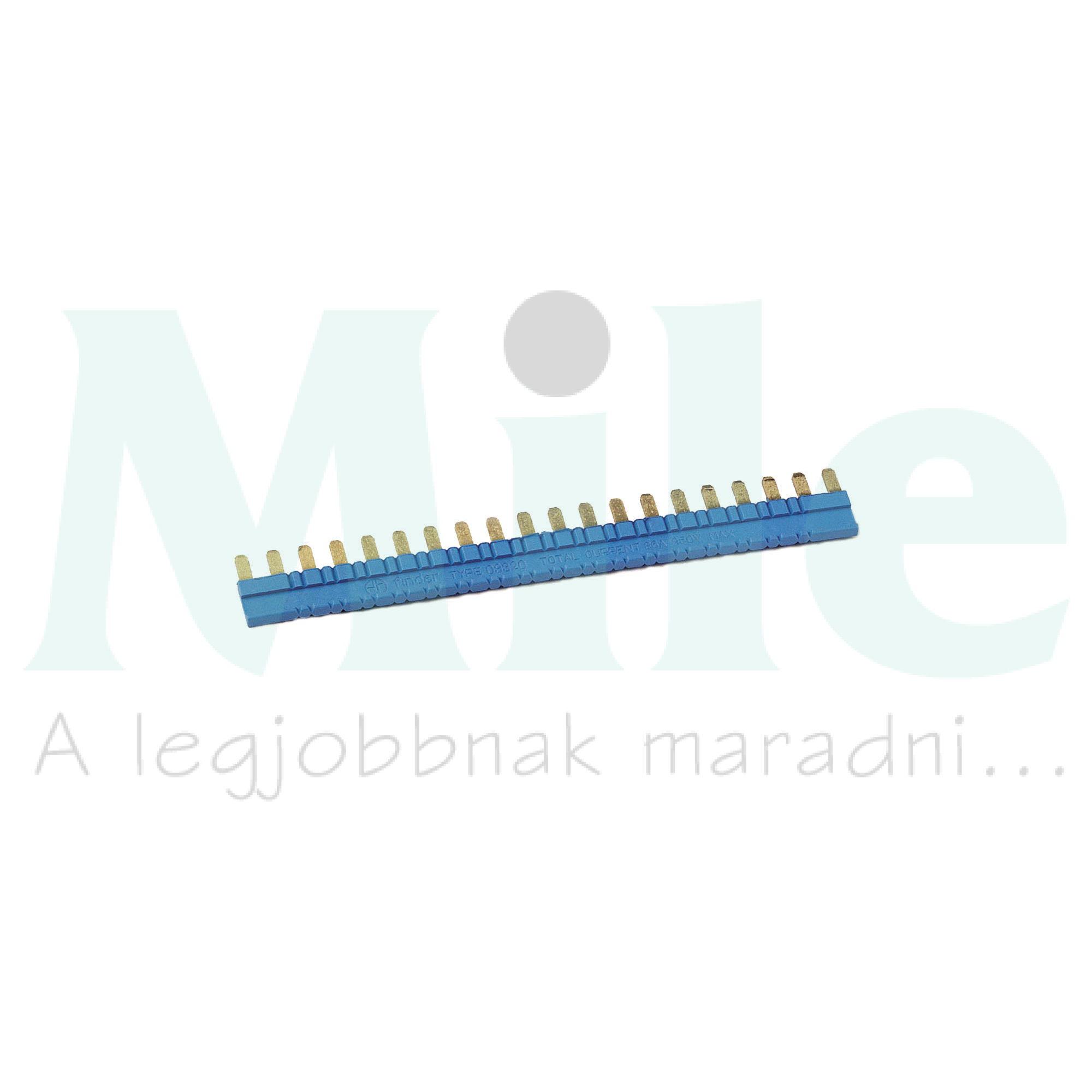 Összekötősín 2P 36A/250V kék 38.-hoz 093.20 FINDER