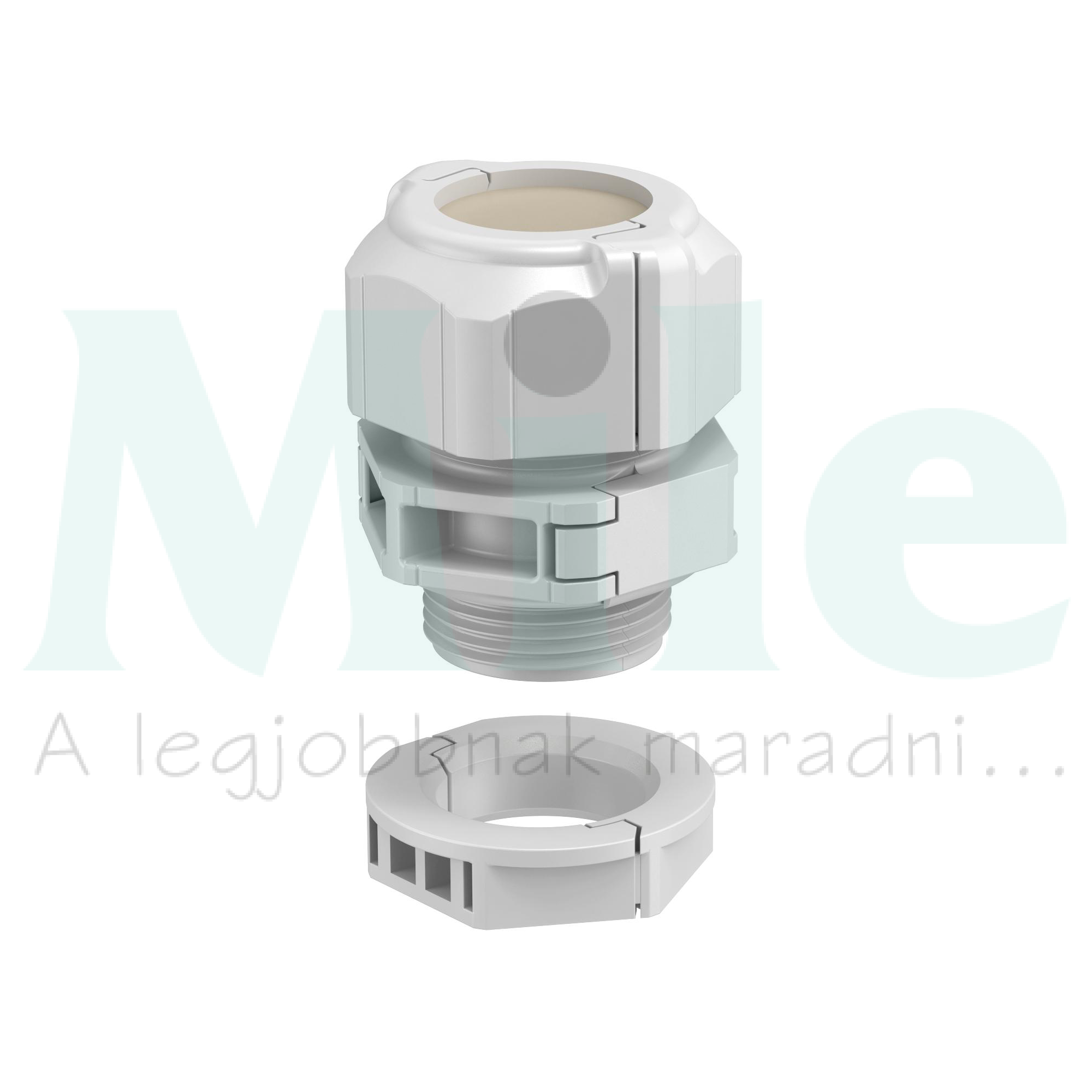 Összepattintható tömszelence M 20 ellenanyával műanyag szürke V-TEC TB20 OBO-BETTERMANN