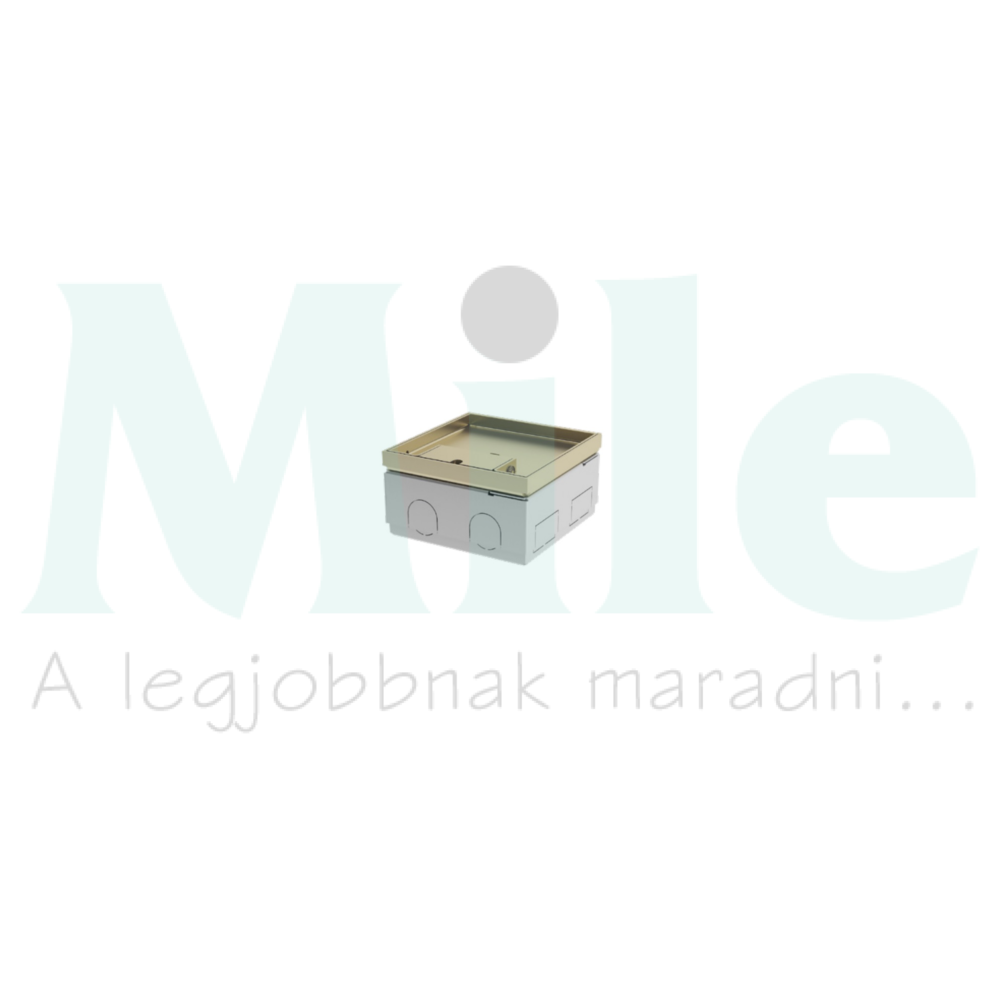 Padlódoboz sárgaréz (CuZn) fedéllel V125 Slim E2 LE/CU Electraplan