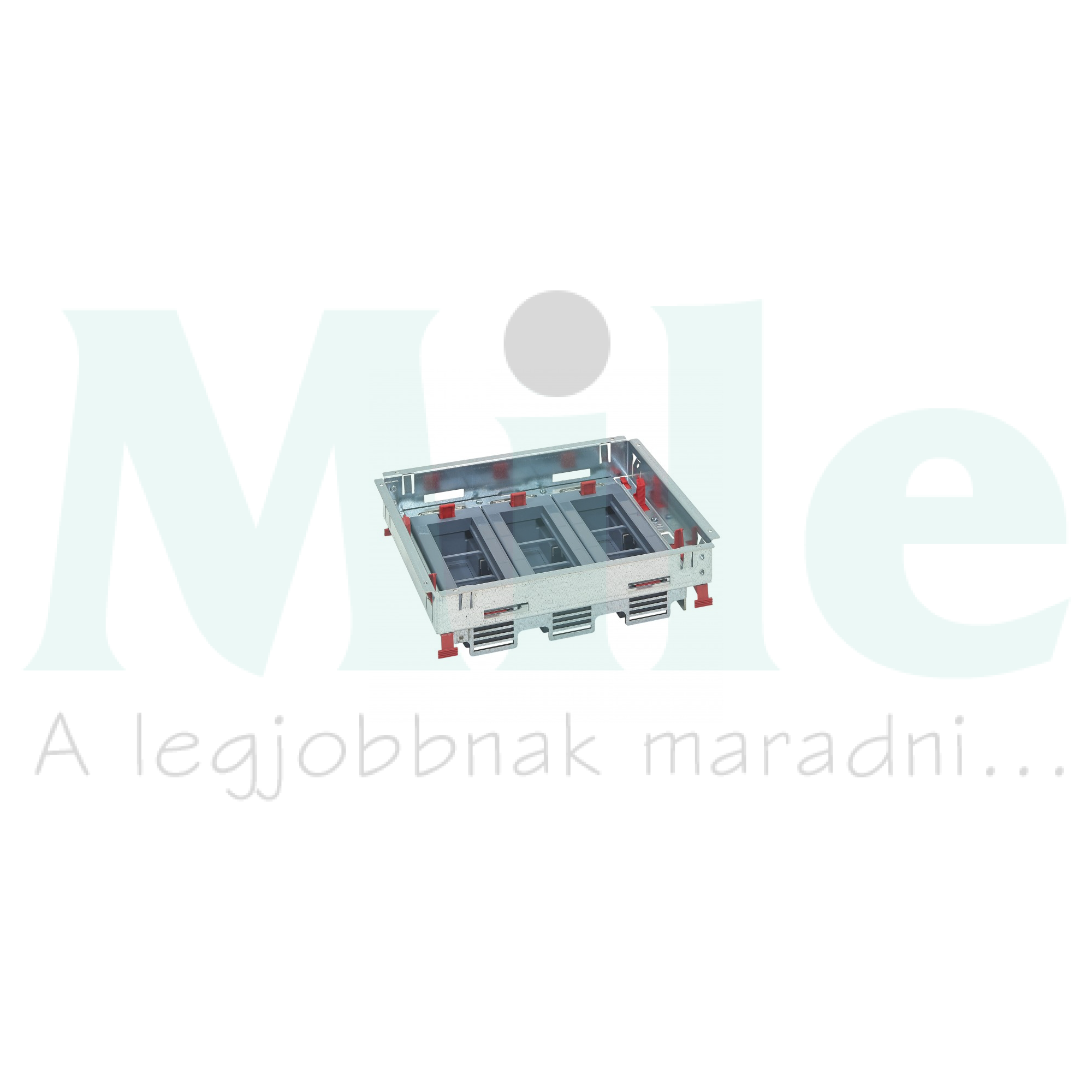 Padlódoboz vízszintesen állítható standard 18-szerelvényhez LEGRAND