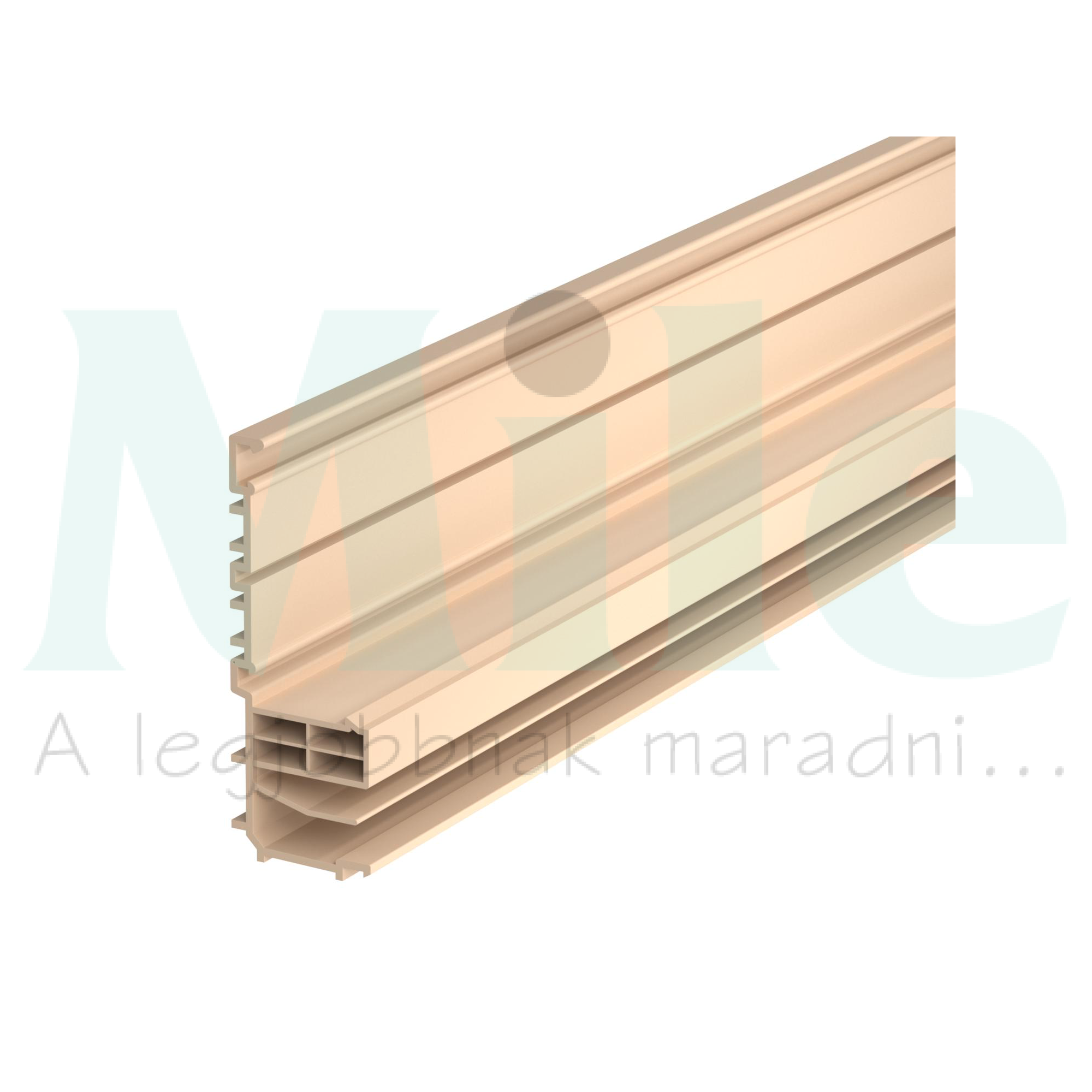 Padlószegély-csatorna Rauduo 40105 1-rekeszes 103.4mm x 38mm RD 40105 natur OBO-BETTERMANN