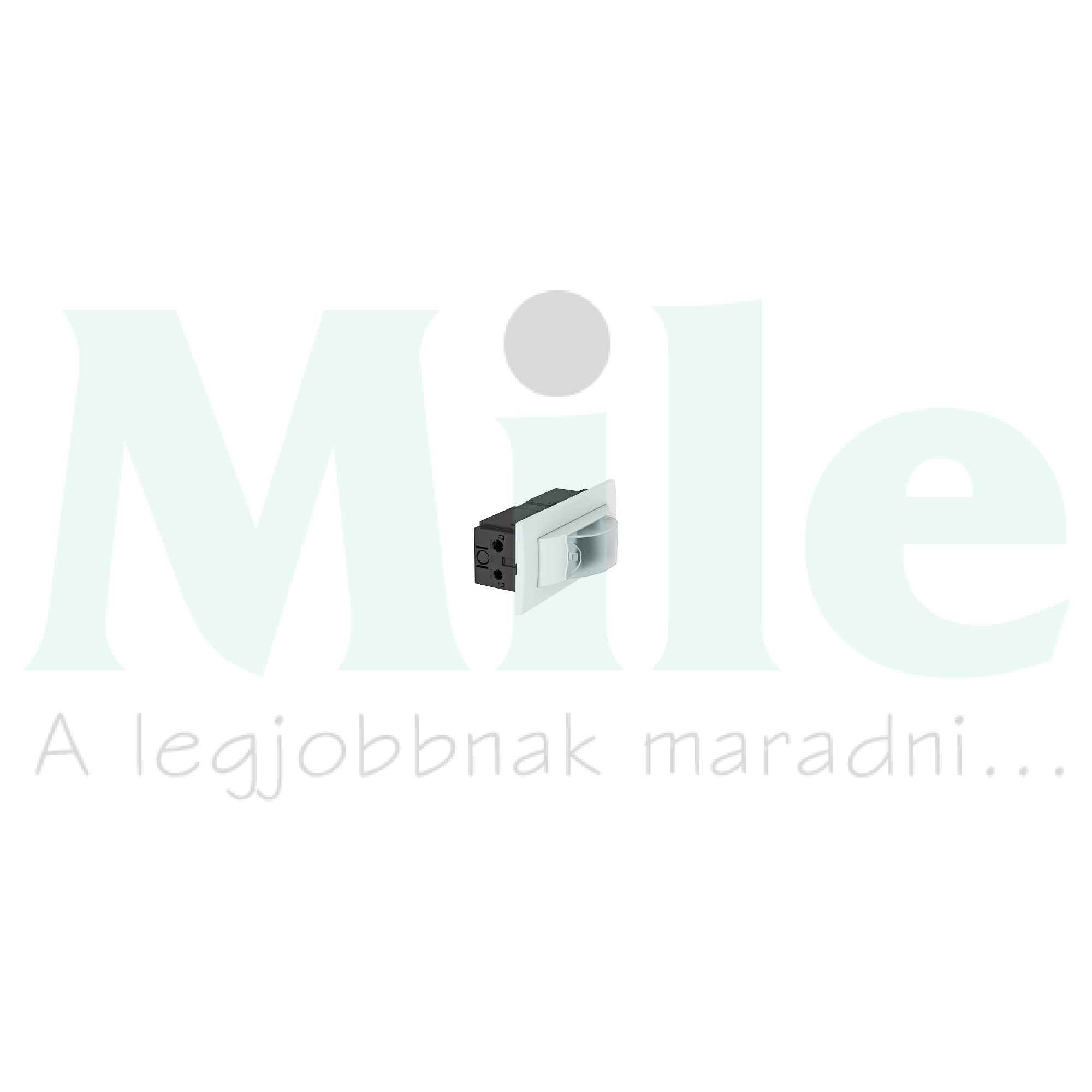 Modul45 parapetcsatorna beépítőegység kismegszakító/áramvédőhöz 2M fehér IKR-6 RW OBO-BETTERMANN