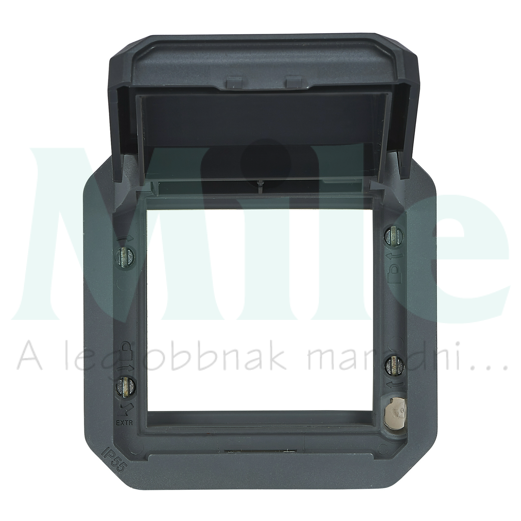 Plexo55 Program Mosaic adapter SQ70/SQ70 antracit csapófedéllel LEGRAND