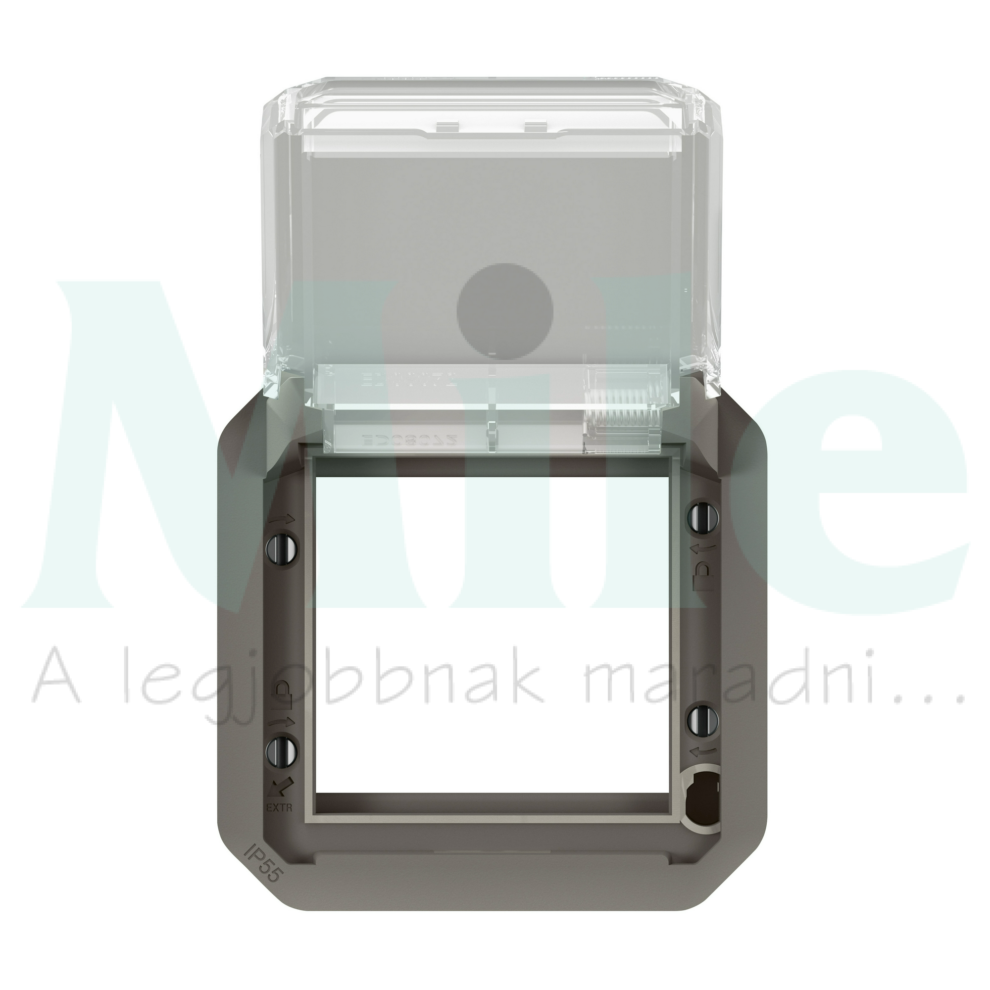 Plexo55 Program Mosaic adapter SQ70/SQ70 antracit csapófedéllel LEGRAND