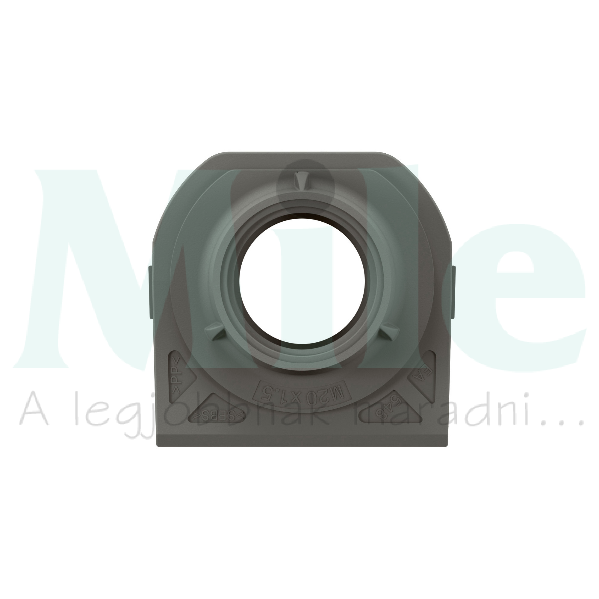 Plexo55 tömszelence antracit M20 műanyag kezeletlen LEGRAND