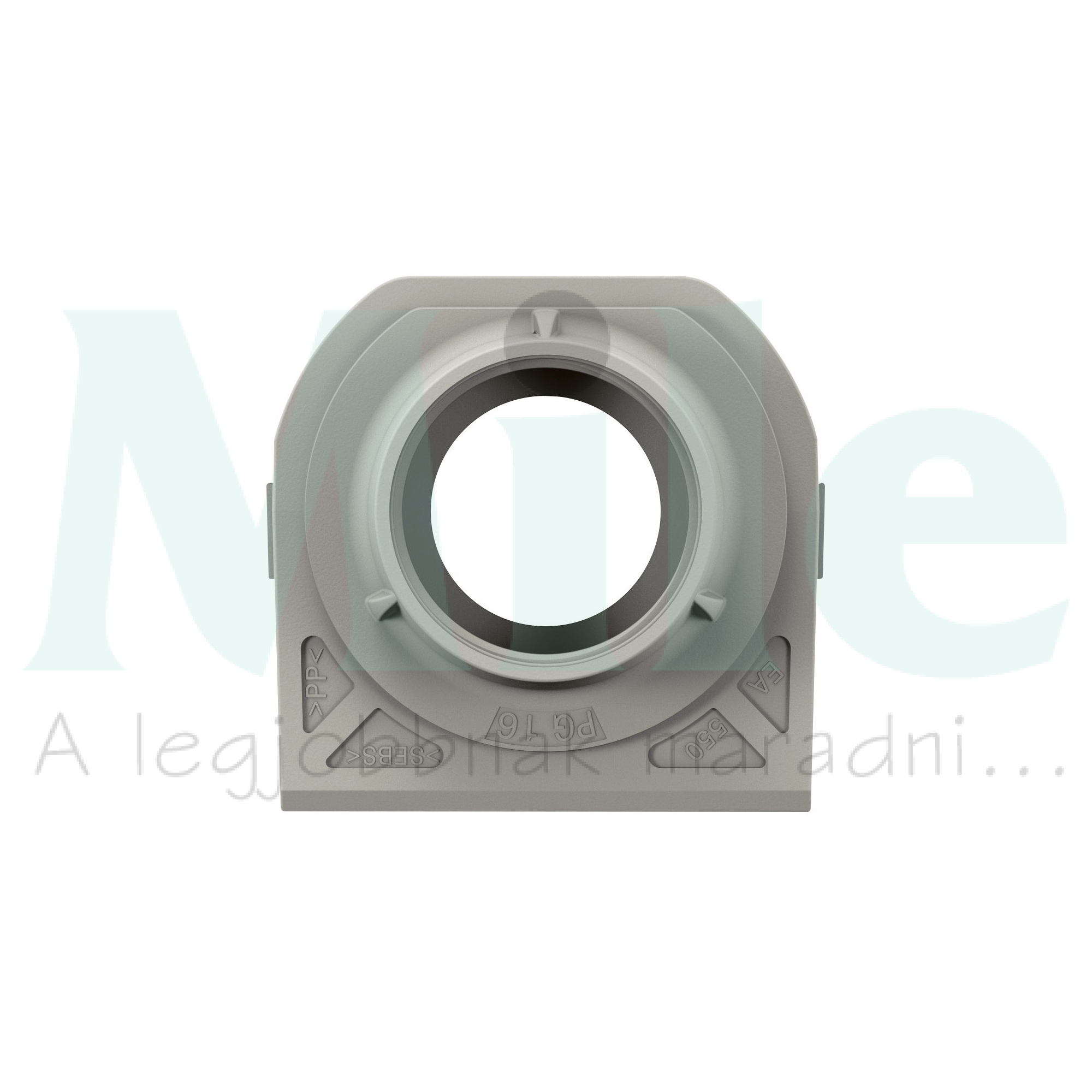 Plexo55 tömszelence PG16 műanyag kezeletlen szürke LEGRAND