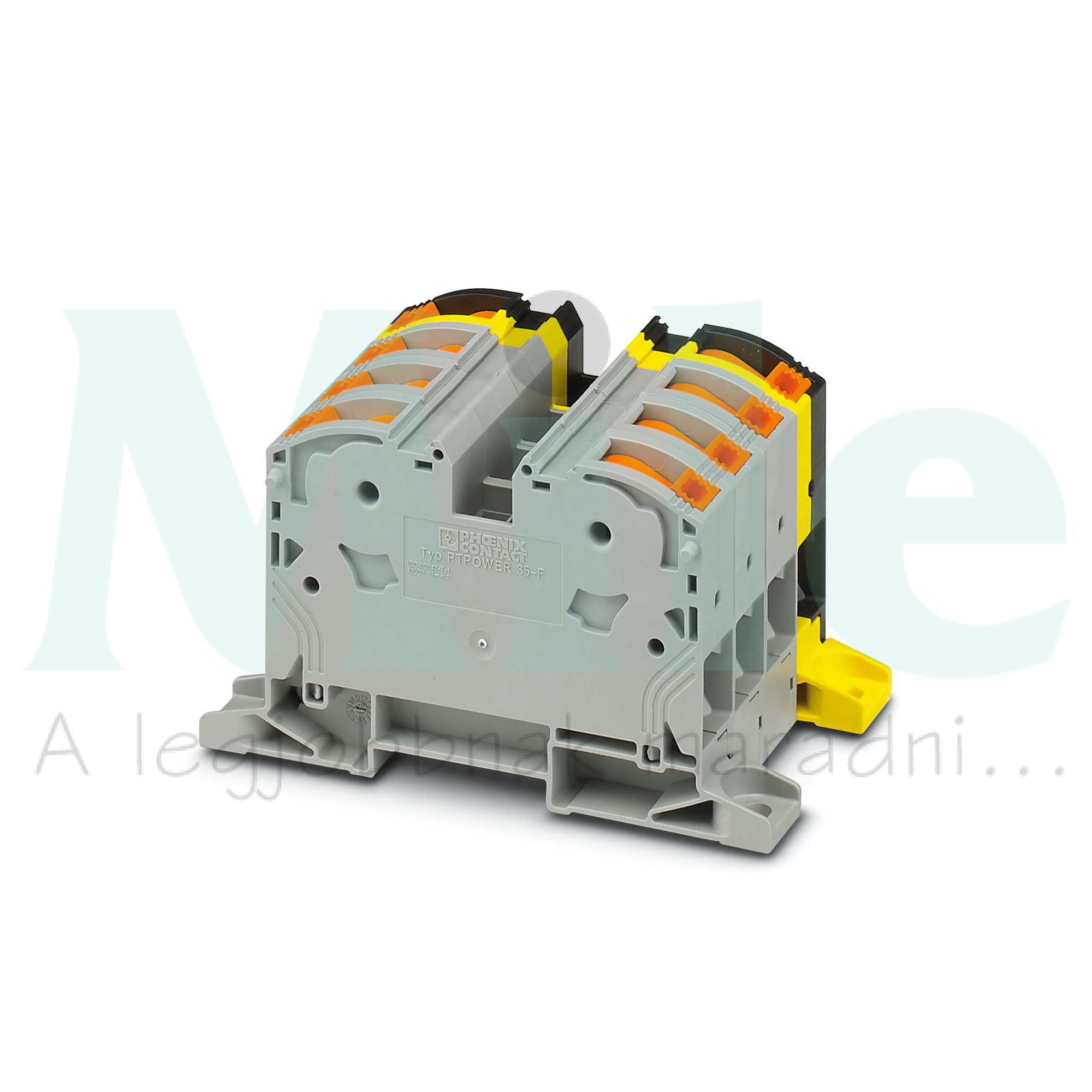 Nagyáramú kapocs közvetlen rögzítés 1-szint 8-poz 125A PTPOWER 35-3L/FE-F PHOENIX CONTACT