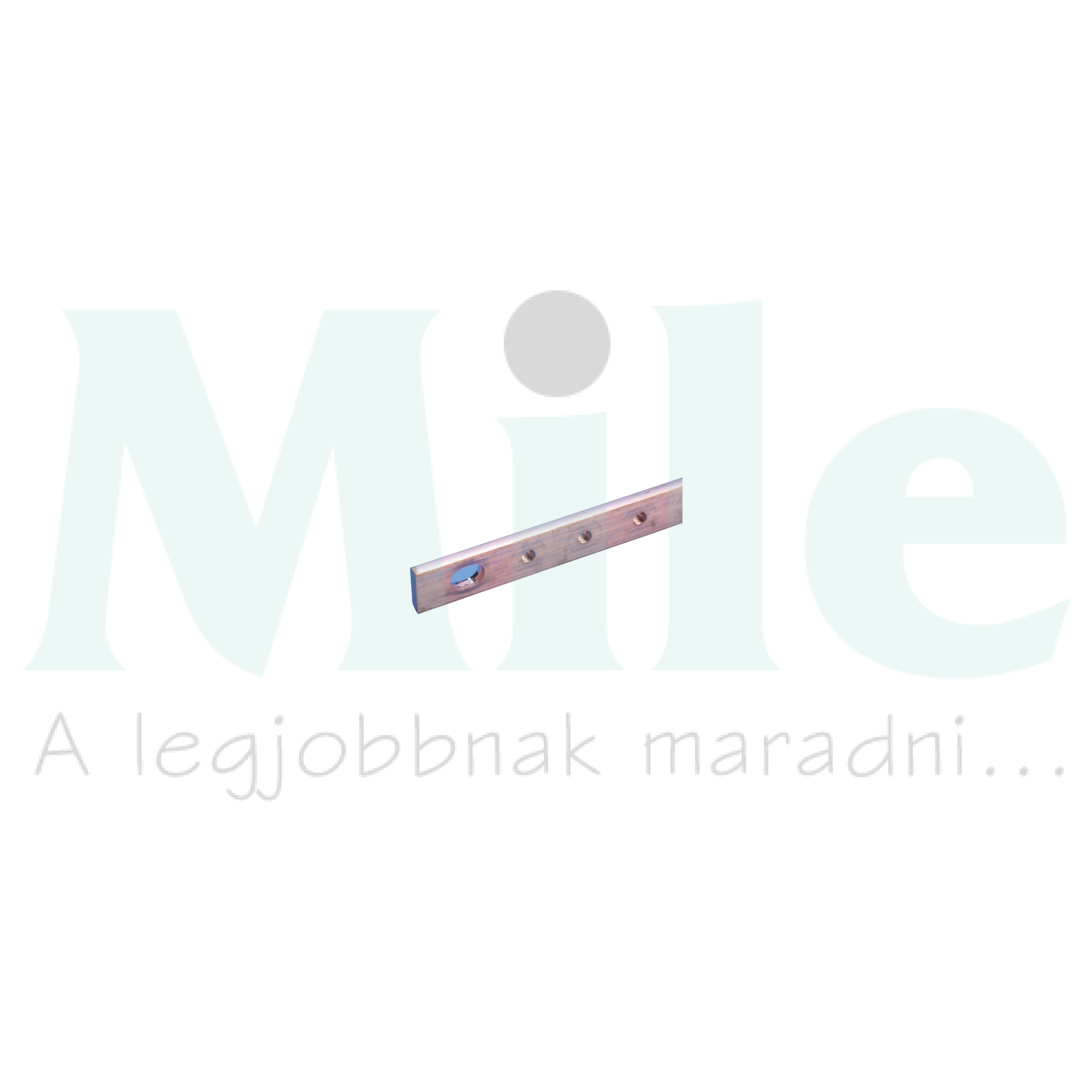 Réz (Cu) gyűjtősín (0,67kg/m) lapos 15mmx 5mmx ERICO