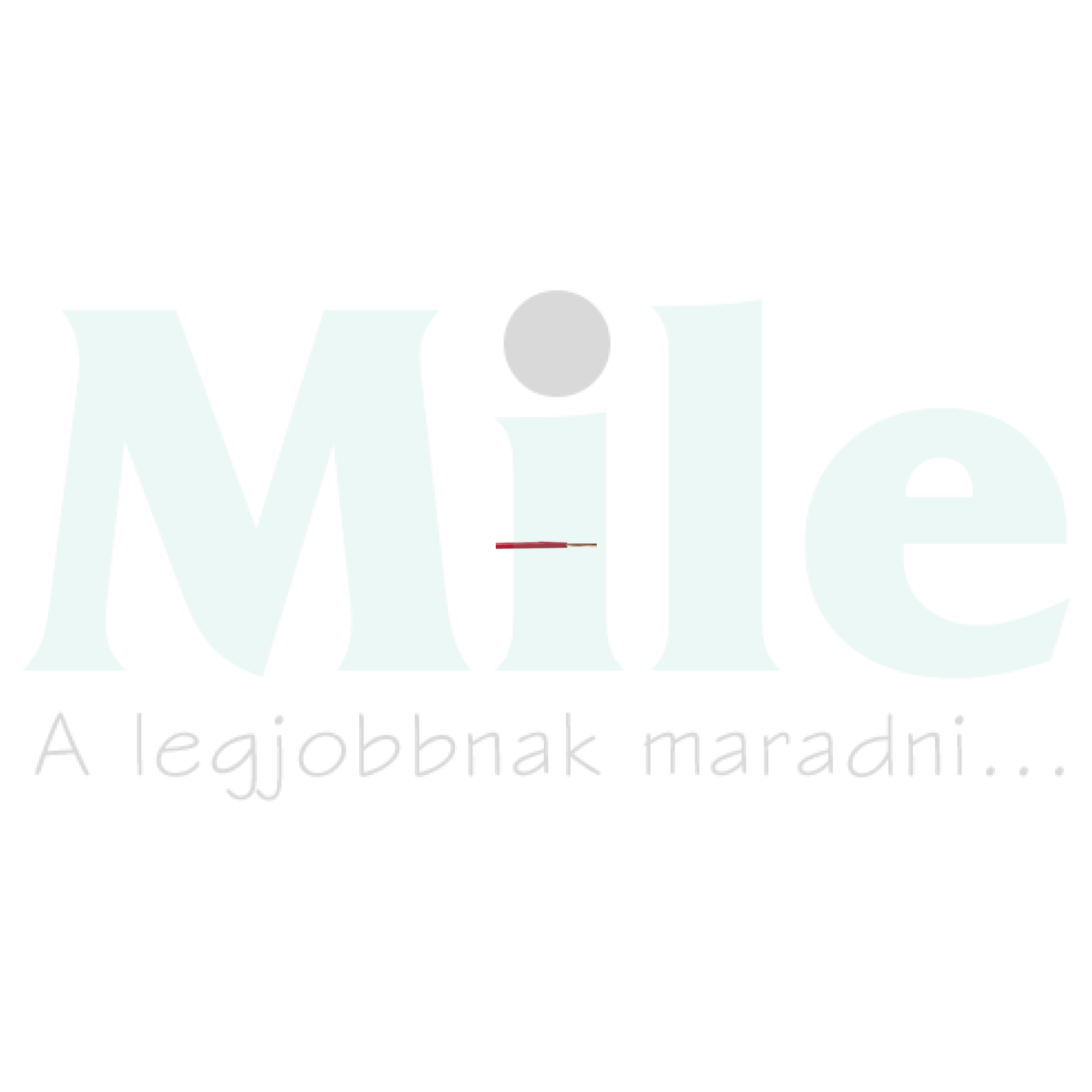 Réz érvezeték H05V-K 1x 1mm2 piros hajlékony 300V/U0 500V H05V-K (MCskh) 200m KÁBELgyártó