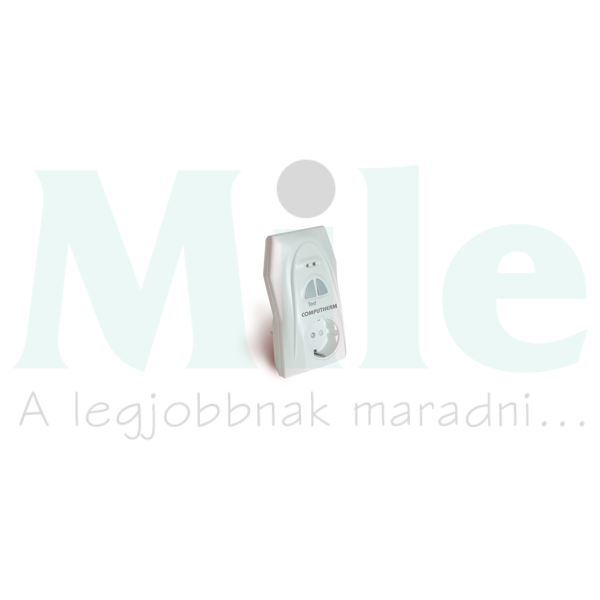 RF-jeltovábbító dugaljadapter Q3/Q7/Q8RF termosztáthoz 16A 230VAC-táp fehér 868MHz QUANTRAX