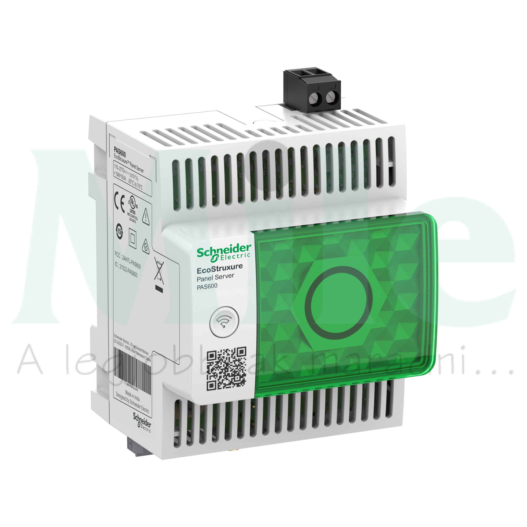 RF koncentrátor és gateway MODBUS univerzális 100-277VACDC RF 4M RF ESX Panel Server Schneider