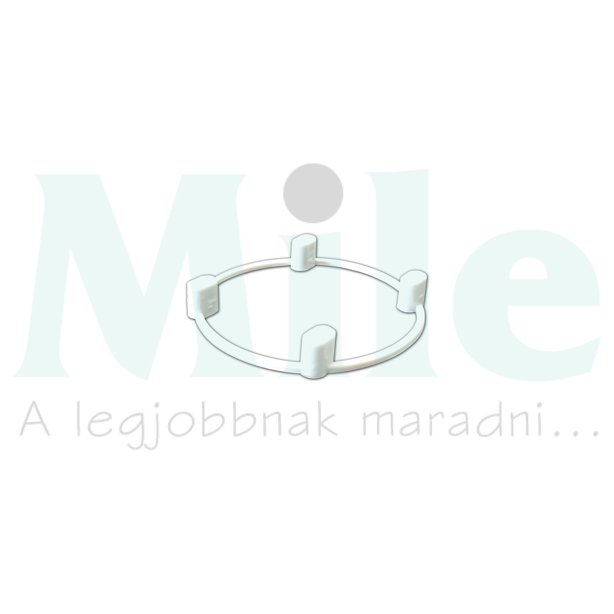 Rögzítőelem CEE ipari csatlakozóhoz fehér műanyag TRACON