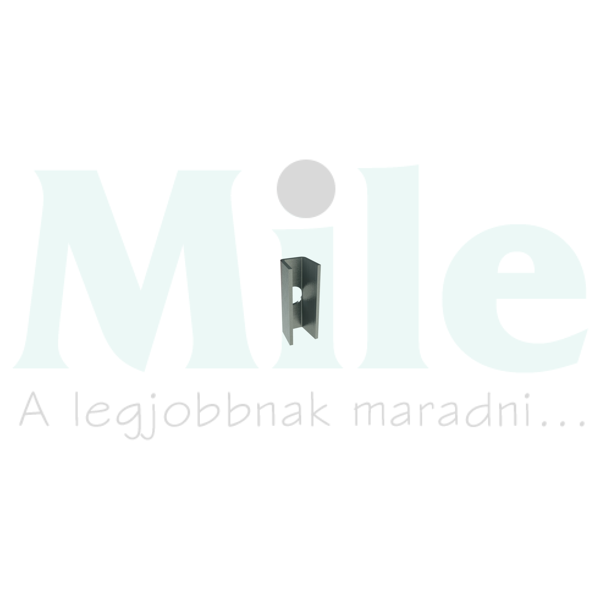 Rögzítőelem kábeltálca konzolhoz merítetten horgahyzott acél PSHO GC BASOR