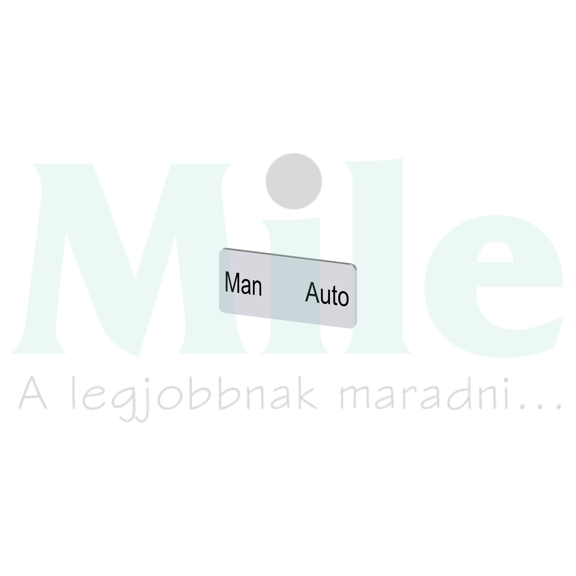 S22-XST jelzőtábla 0-I szürke 3SU1900-0AC81-0QG0 (12,5x27mm)