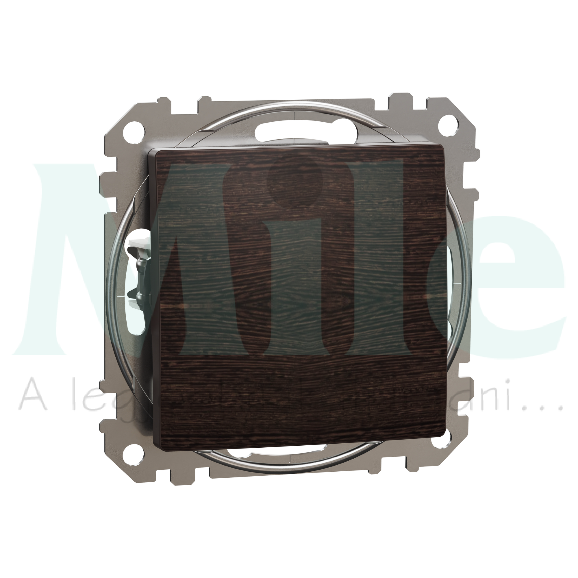 SEDNA Egypólusú kapcsoló rugós bekötés 10AX 101 wenge