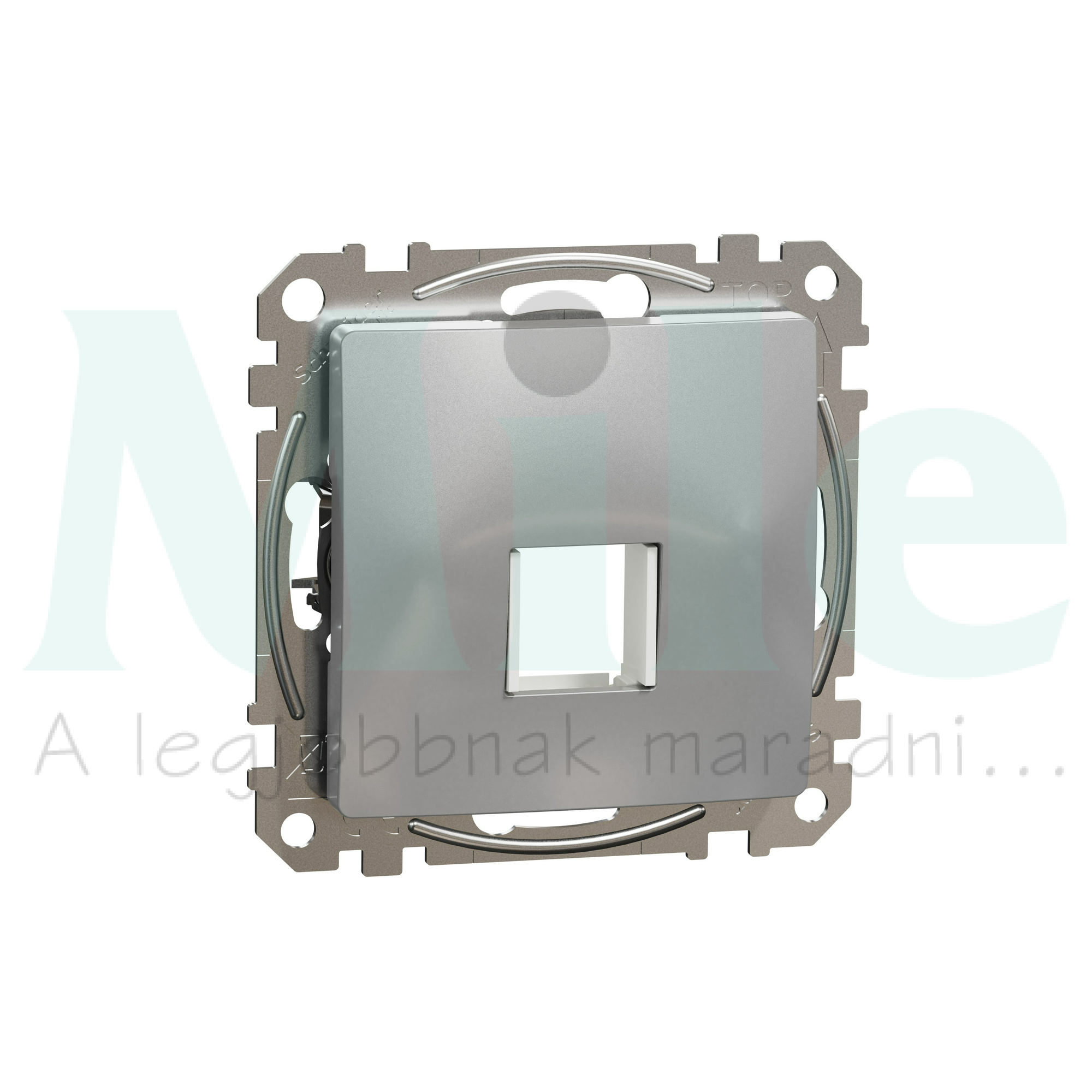 SednaÚj adapterfedél RJ45-höz alumínium Keystone Schneider