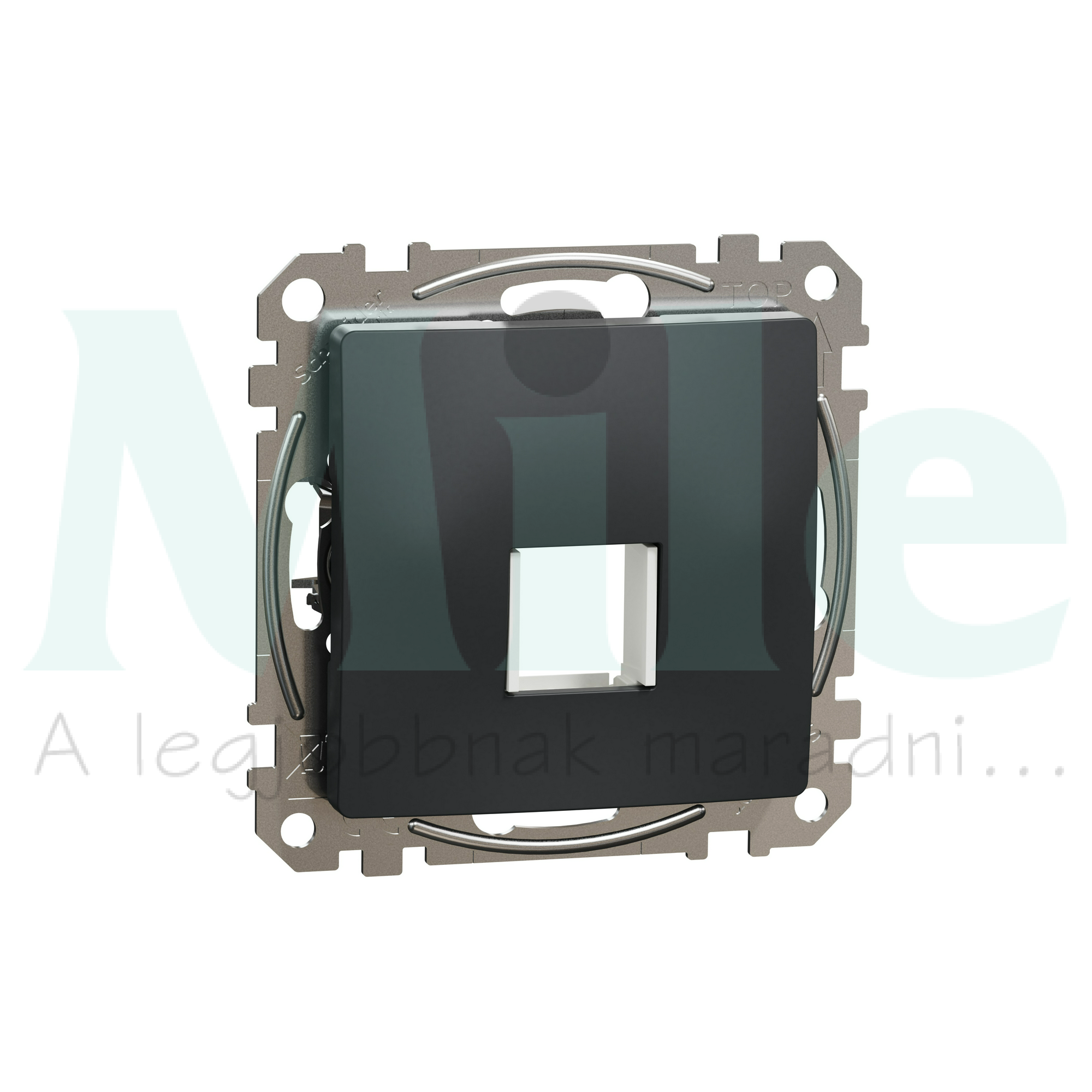 SednaÚj adapterfedél RJ45-höz antracit Keystone Schneider