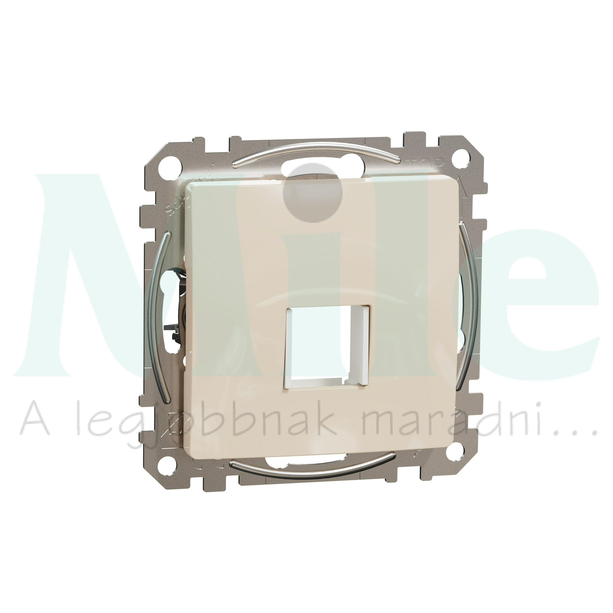 SednaÚj adapterfedél RJ45-höz bézs Keystone Schneider