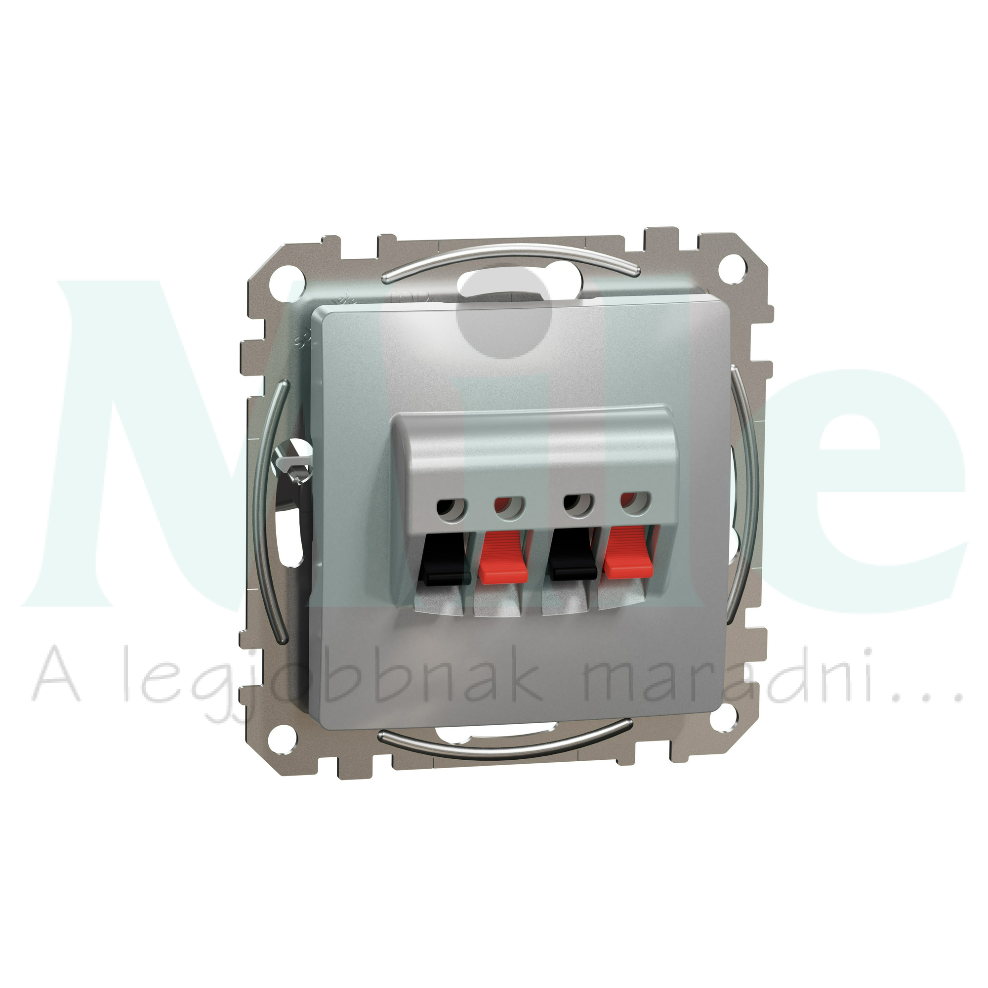 SednaÚj hangfalcsatlakozó rugófeszítéses dupla sztereó 2xHangszóró lakkozott fényes Schneider