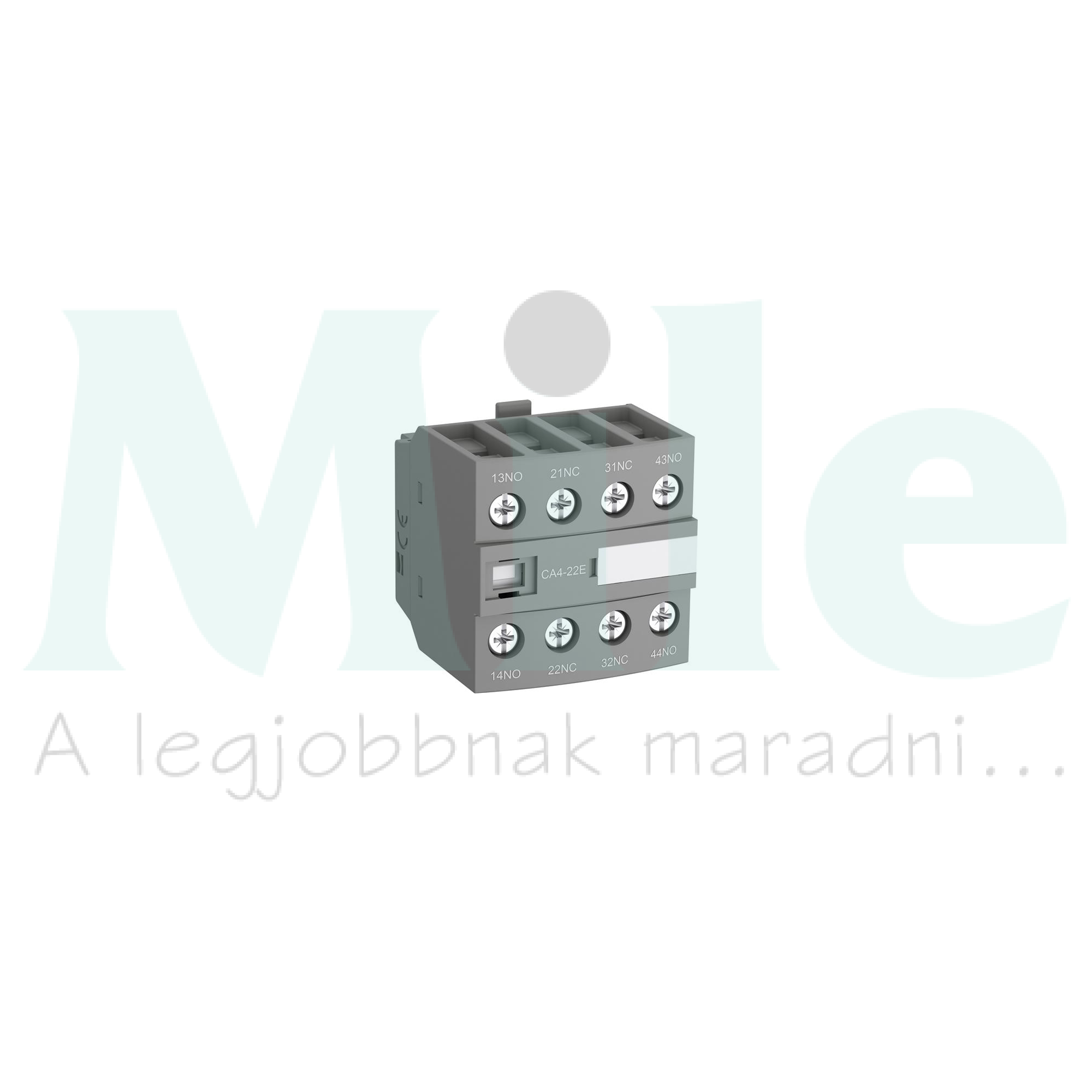 Segédérintkező blokk AF09..30-ig előlapra 2-z 2-ny 4A/AC15/230V csavaros CA4-22M ABB