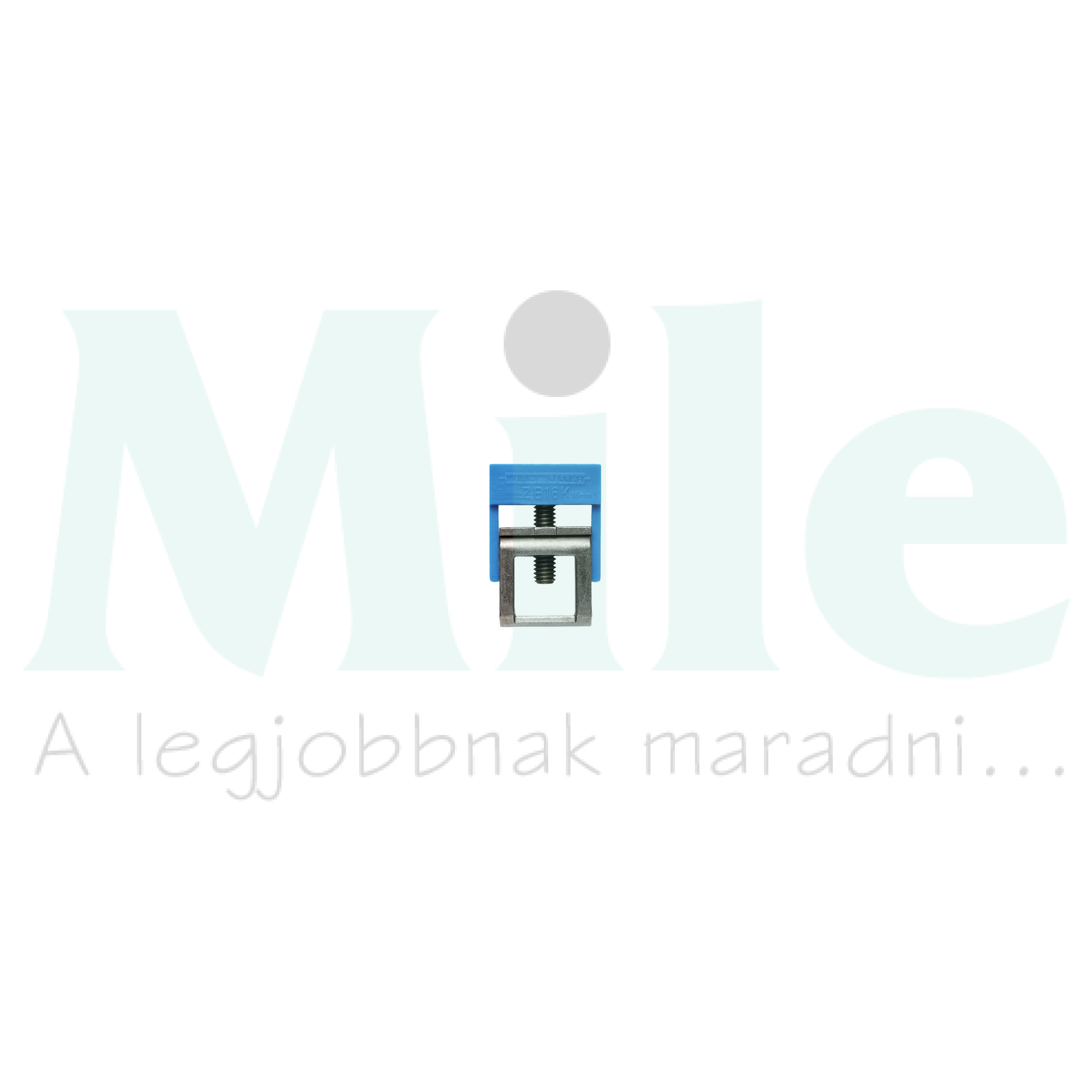 Síncsatlakozó-kapocs húzókengyel kék (V/S)szorítókapcsos ZB 16K BL Weidmüller