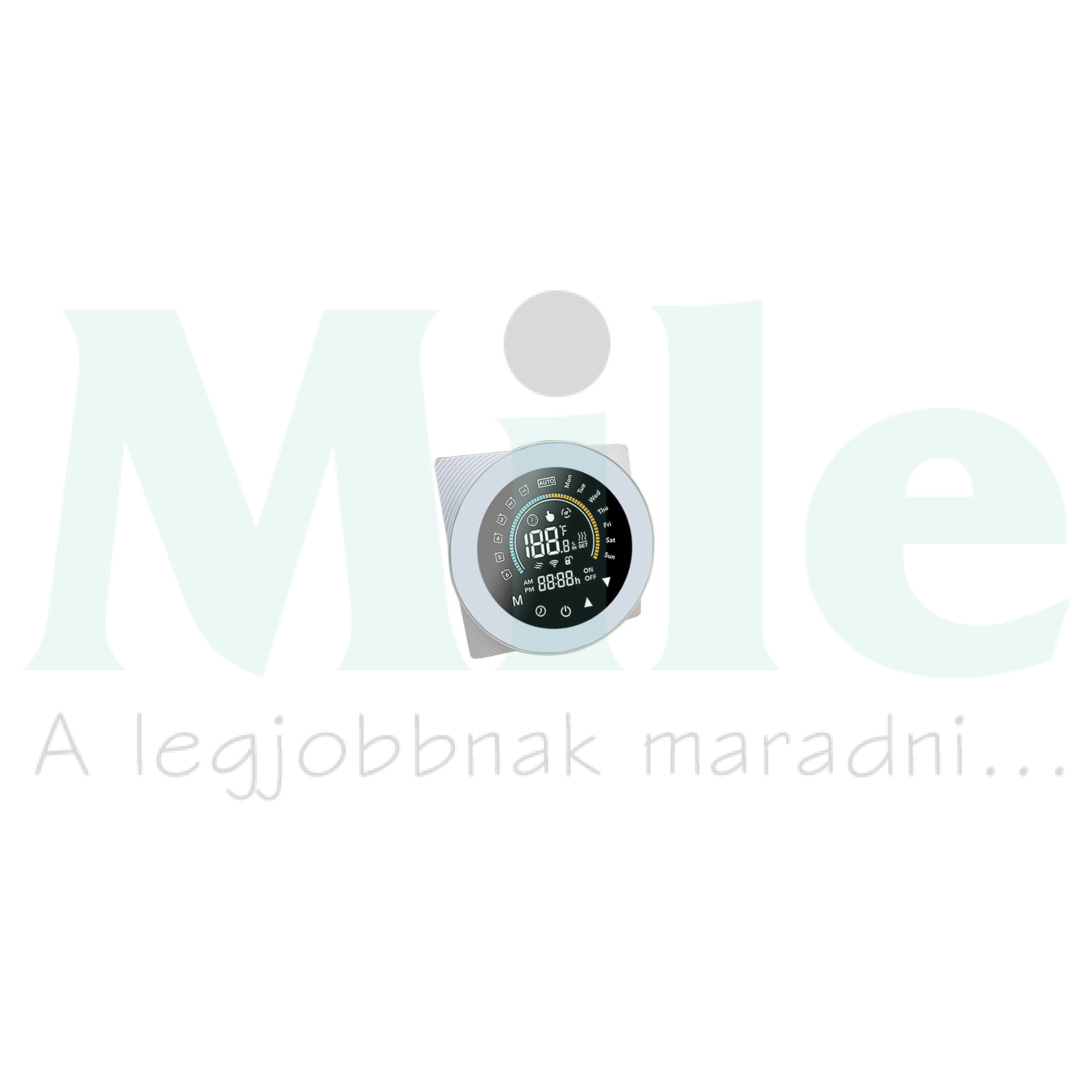 SmartWise WiFi-s termosztát COLOR ´A´ típus 5A színes kijelzővel fehér