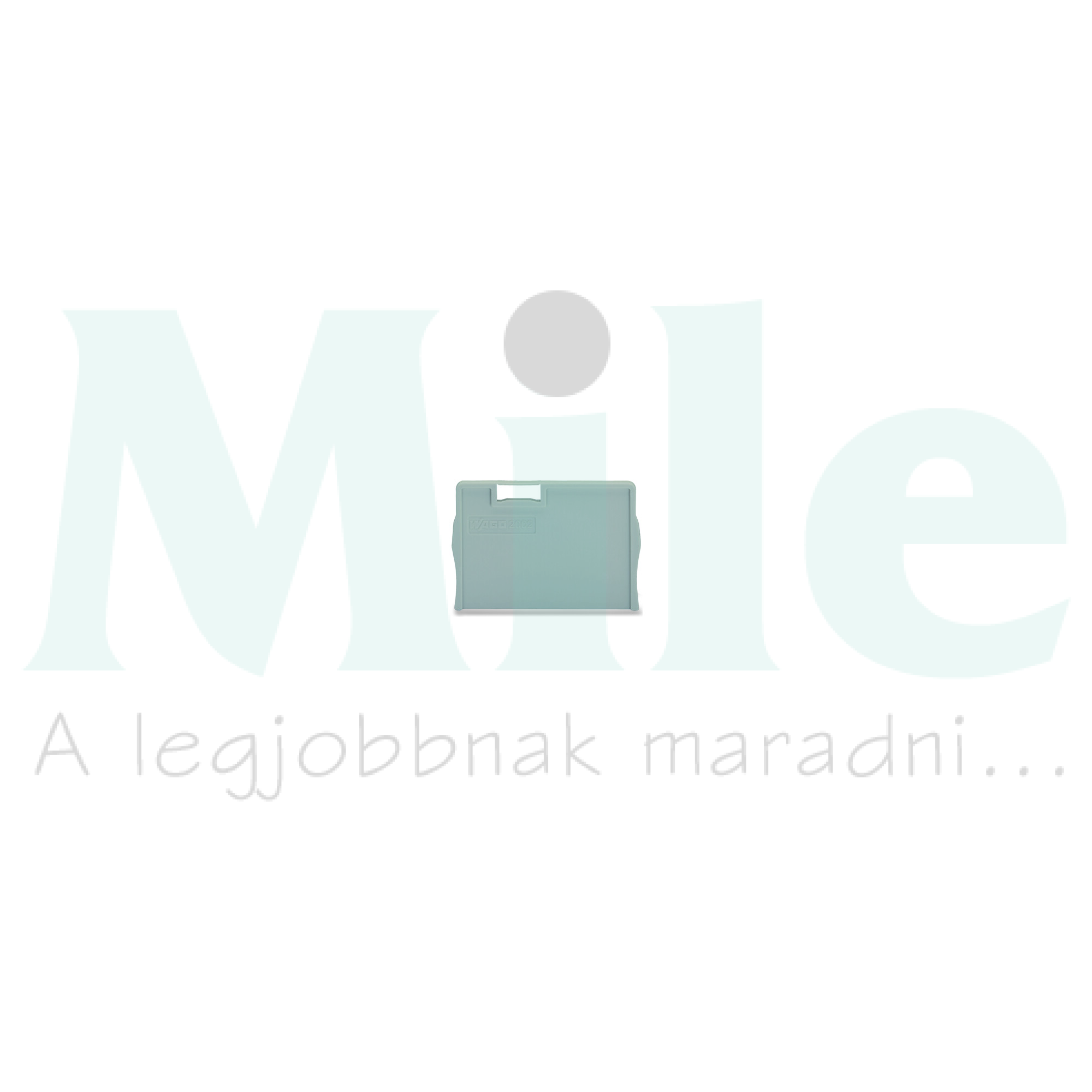 Sorkapocs elválasztólap szürke 2mm WAGO