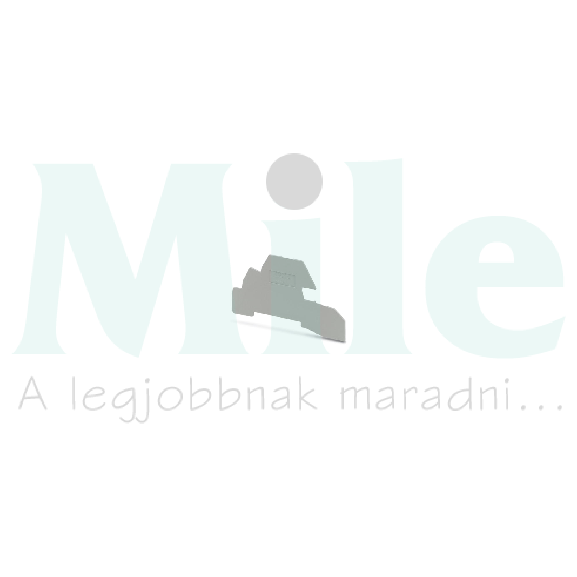 Sorkapocs véglap szürke 1.5mm-va D-PIK 4 PHOENIX CONTACT