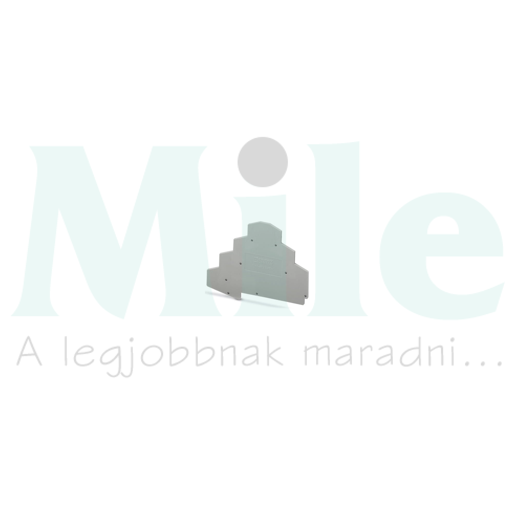 Sorkapocs véglap szürke 2.2mm-va D-ST 2,5-PE/3L PHOENIX CONTACT