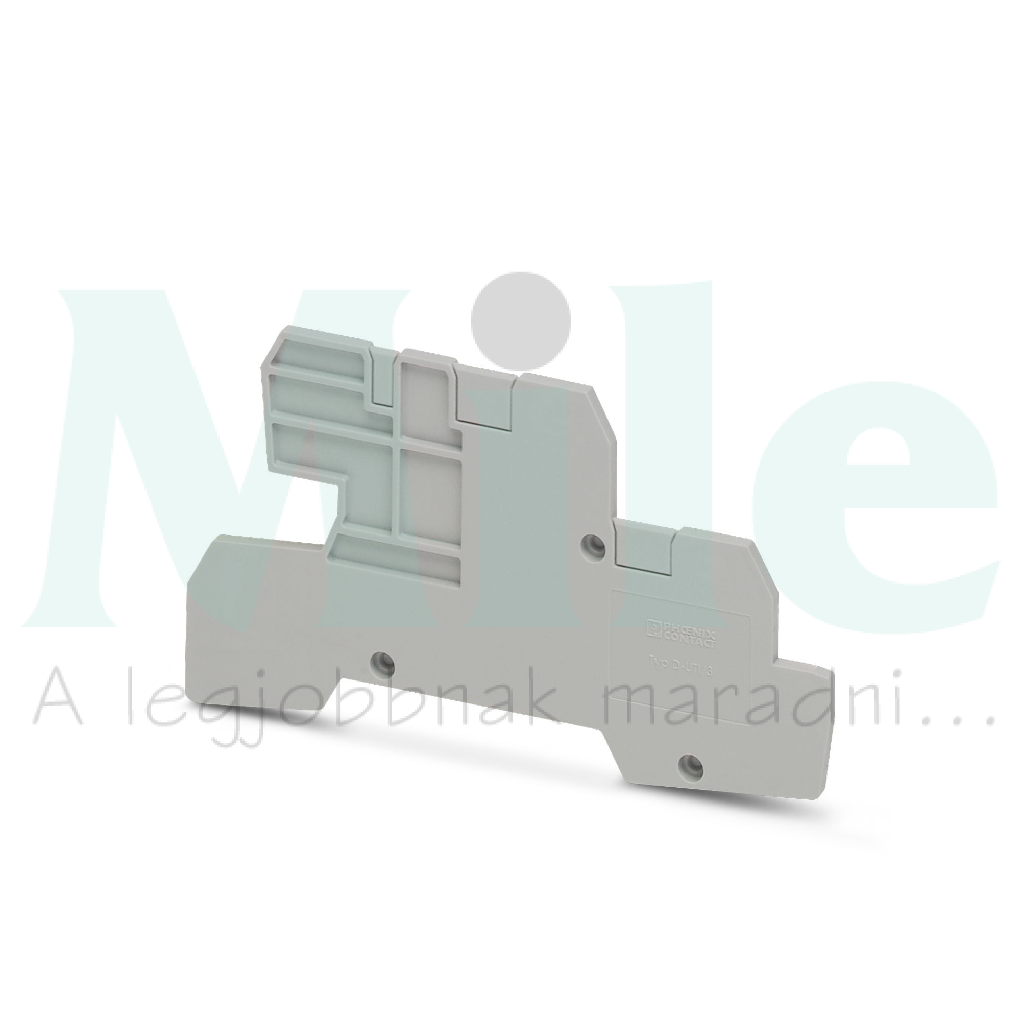 Sorkapocs véglap szürke 2.2mm D-UTI/3 PHOENIX CONTACT