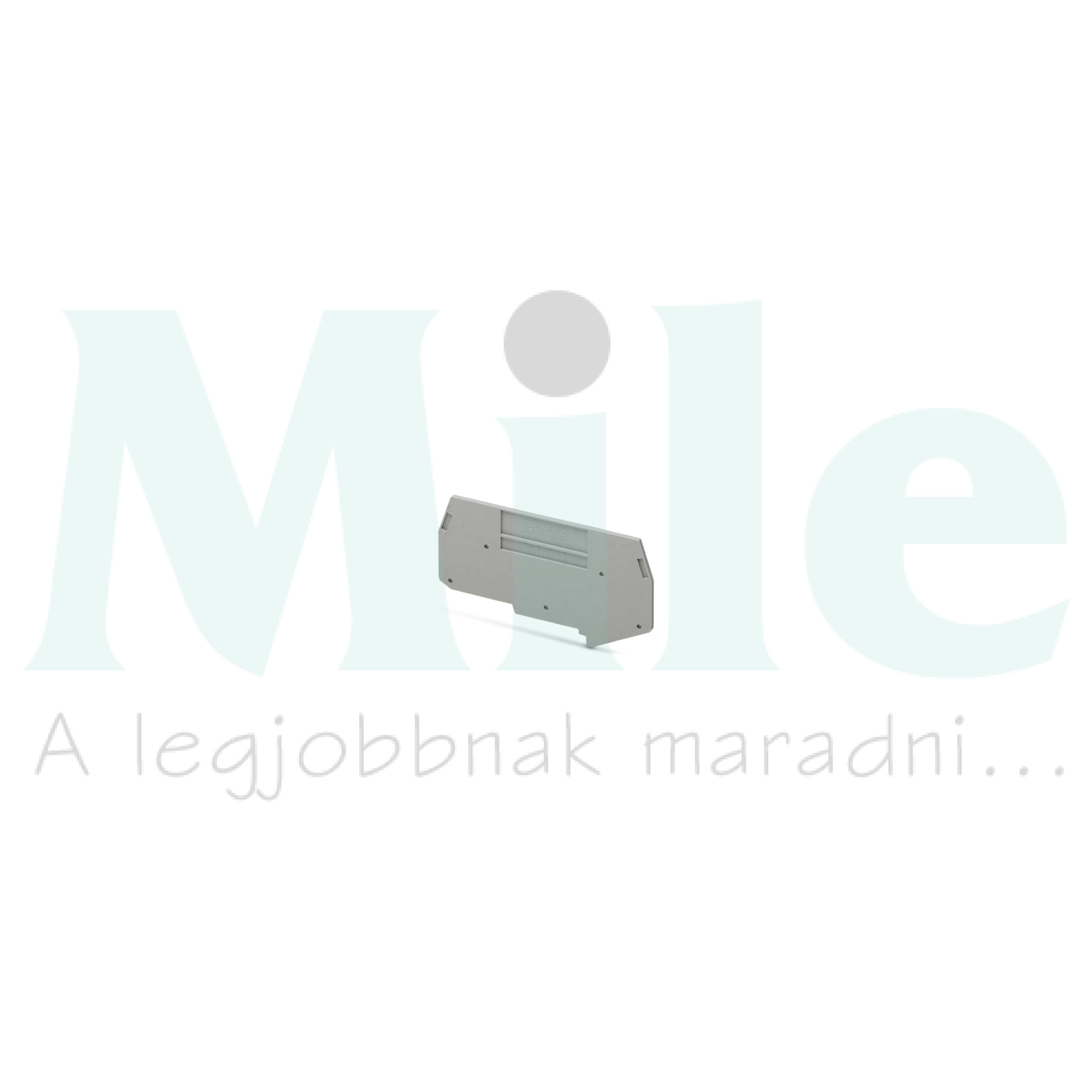 Sorkapocs véglap szürke 2mm-va D-URTK 6 PHOENIX CONTACT