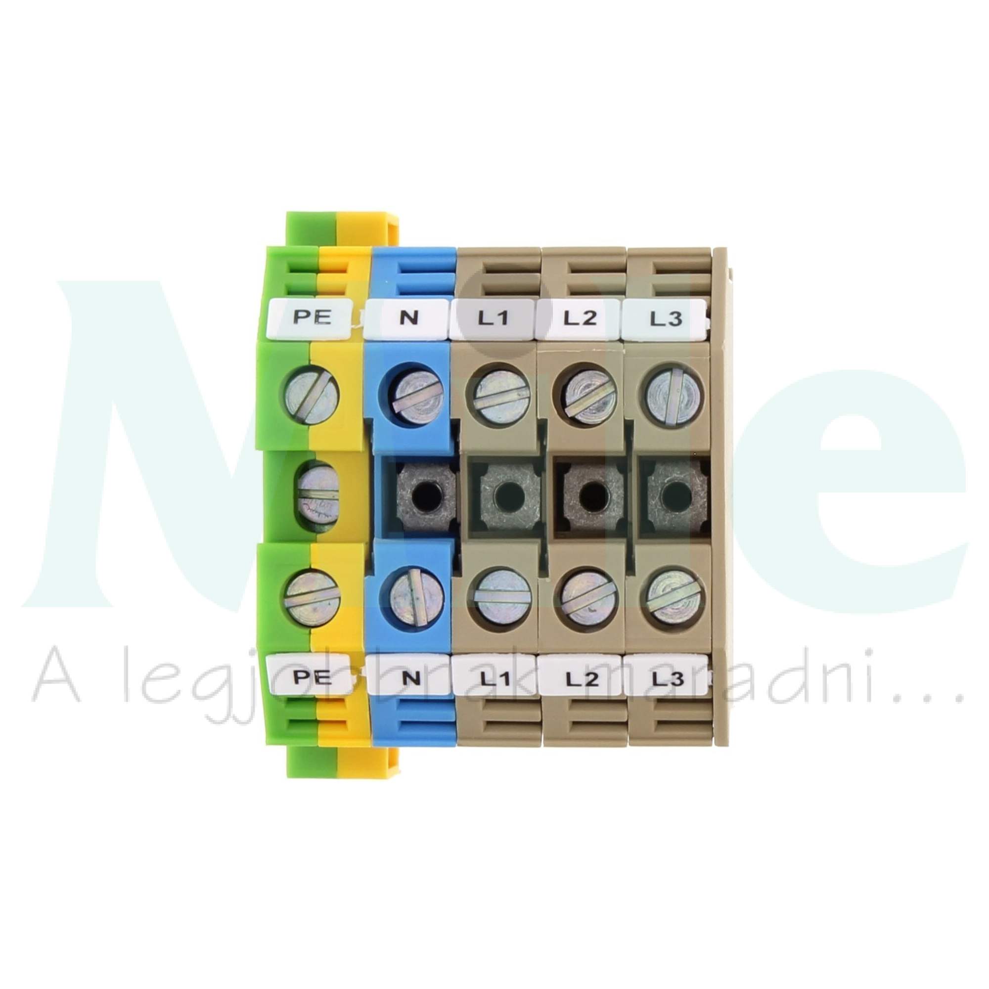 Sorkapocsblokk 3P+N+E jelölt FNAB 6-10 CONTA-CLIP