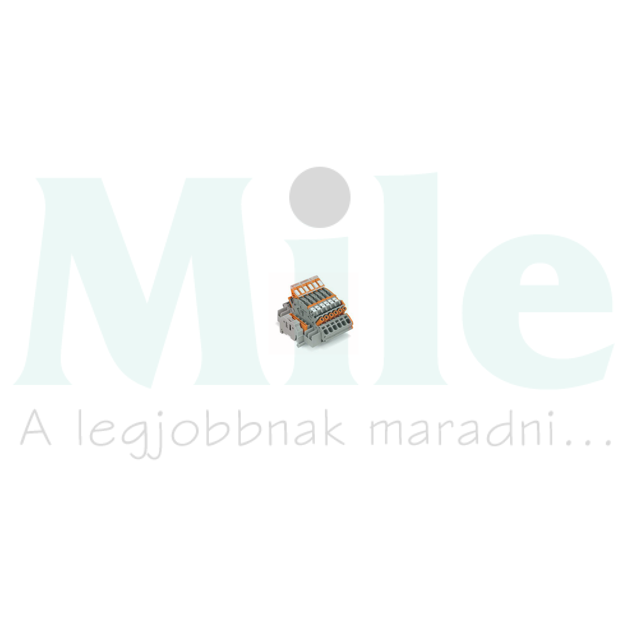 Sorkapocsblokk árammérőkörökhöz komplett (mérő-bontó) 6mm2-vezetőér WAGO