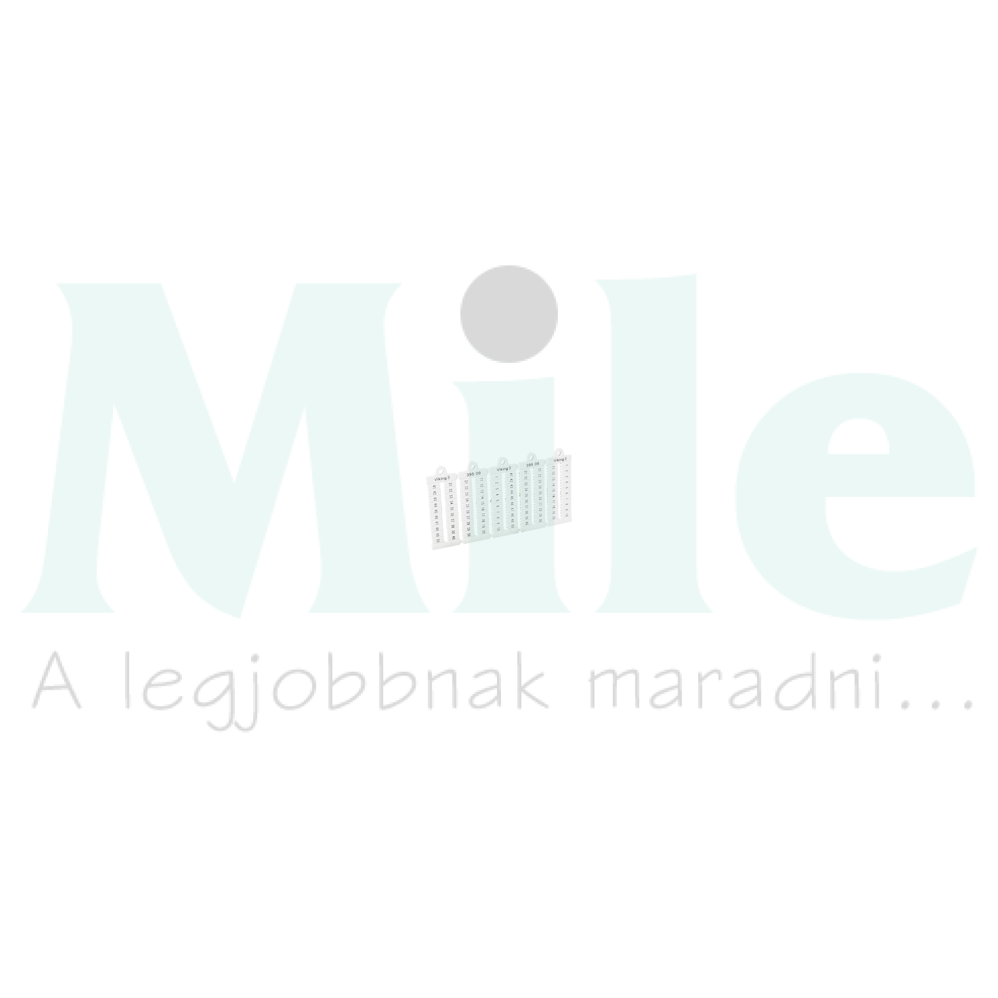 Sorkapocsjelölő 1-50 vízszintes fehér 5mm-modultáv Viking3 LEGRAND