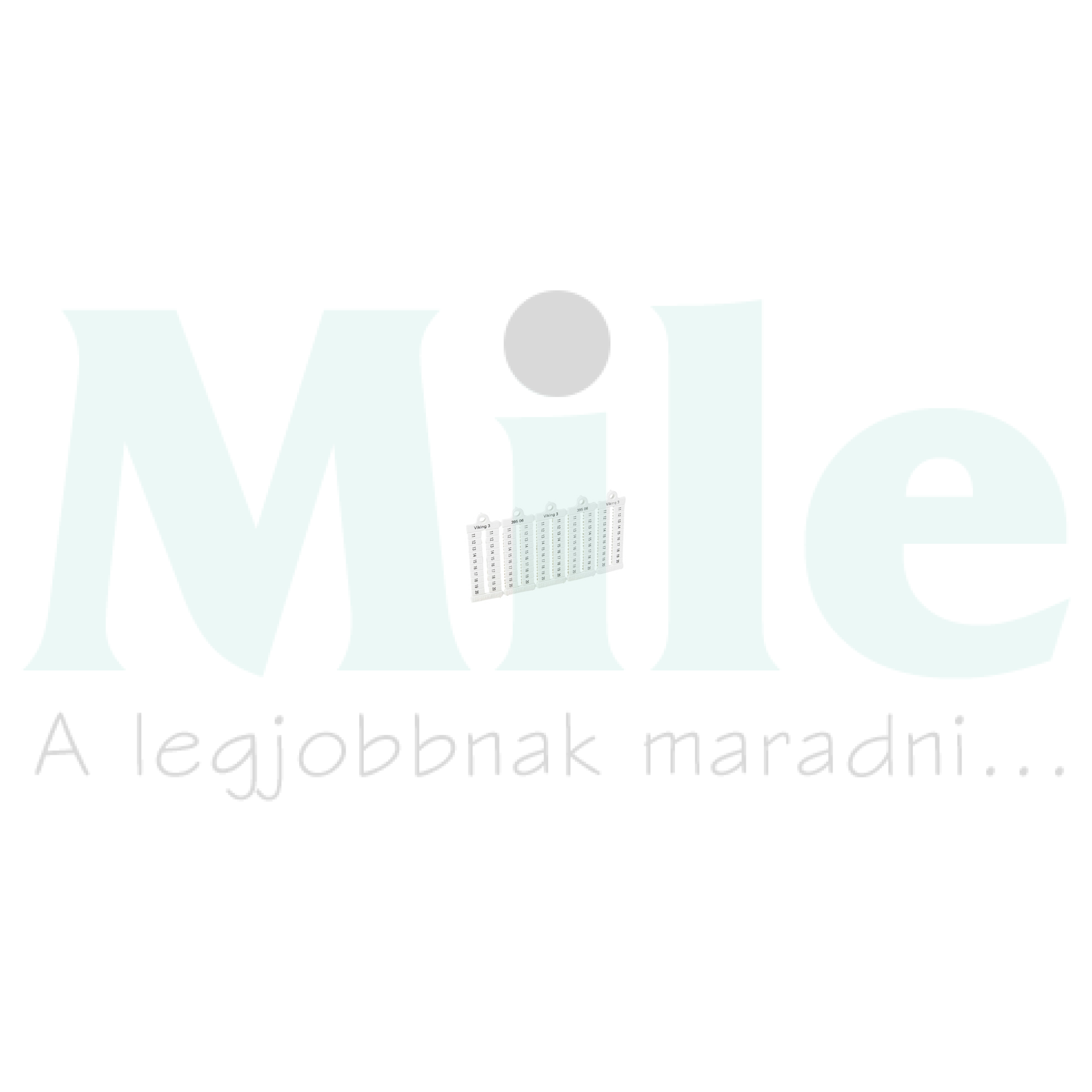 Sorkapocsjelölő 11-20 vízszintes fehér 5mm-modultáv Viking3 LEGRAND