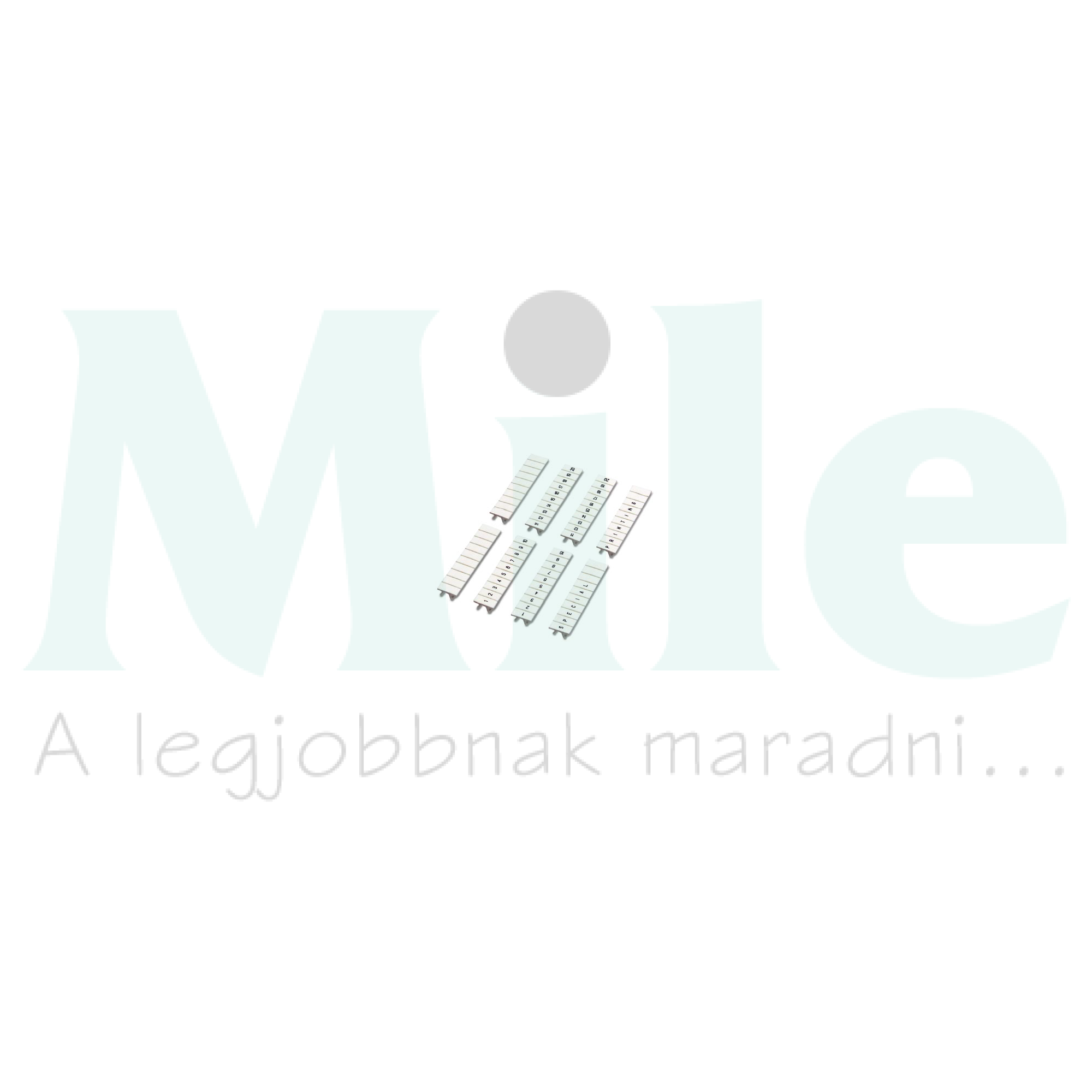 Sorkapocsjelölő 41-50 vízszintes fehér 5.2mm-modultáv ZB 5,LGS:FORTL.ZAHLEN 41-50 PHOENIX CONTACT