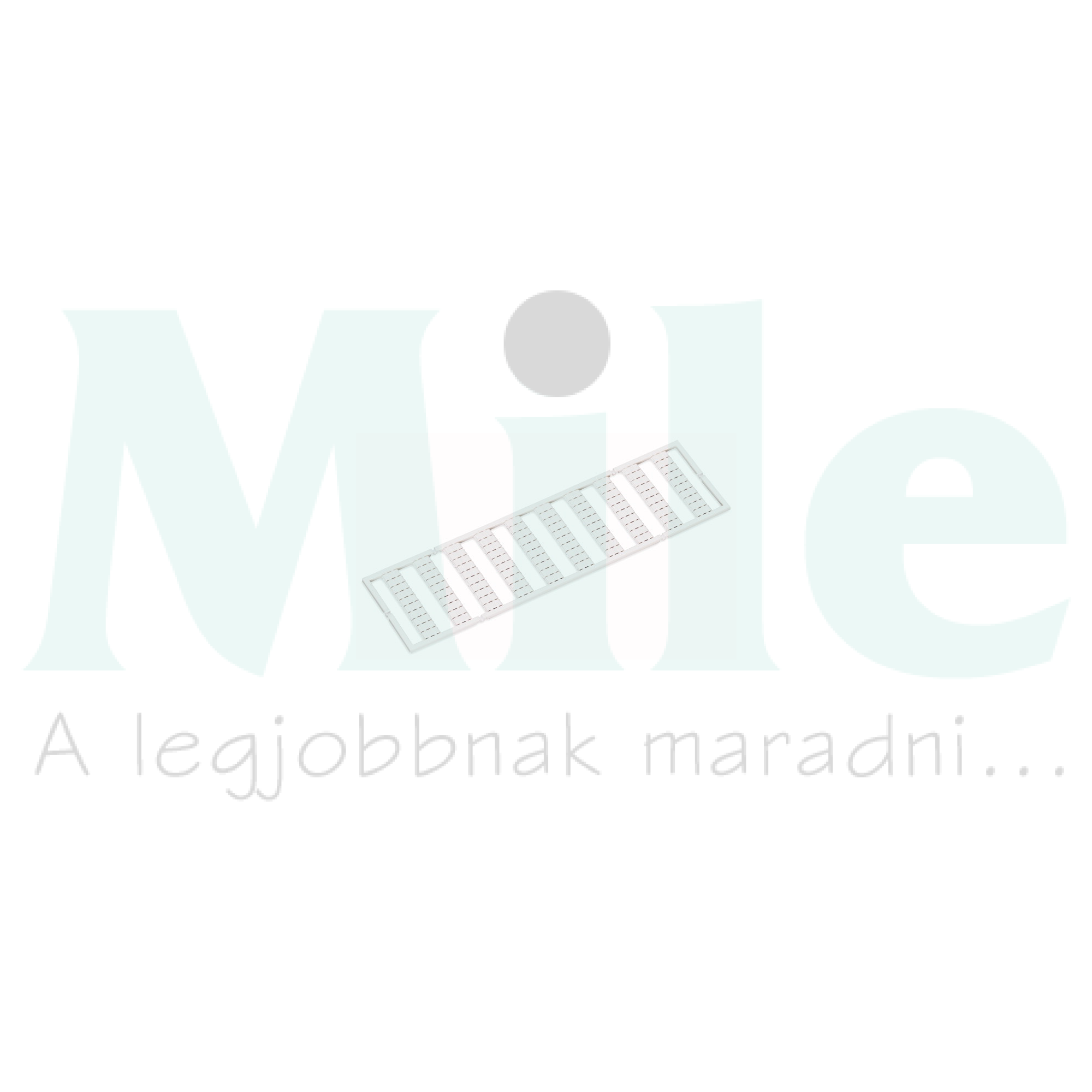 Sorkapocsjelölő lap 31-40 vízszintes fehér 5mm-modultáv WAGO