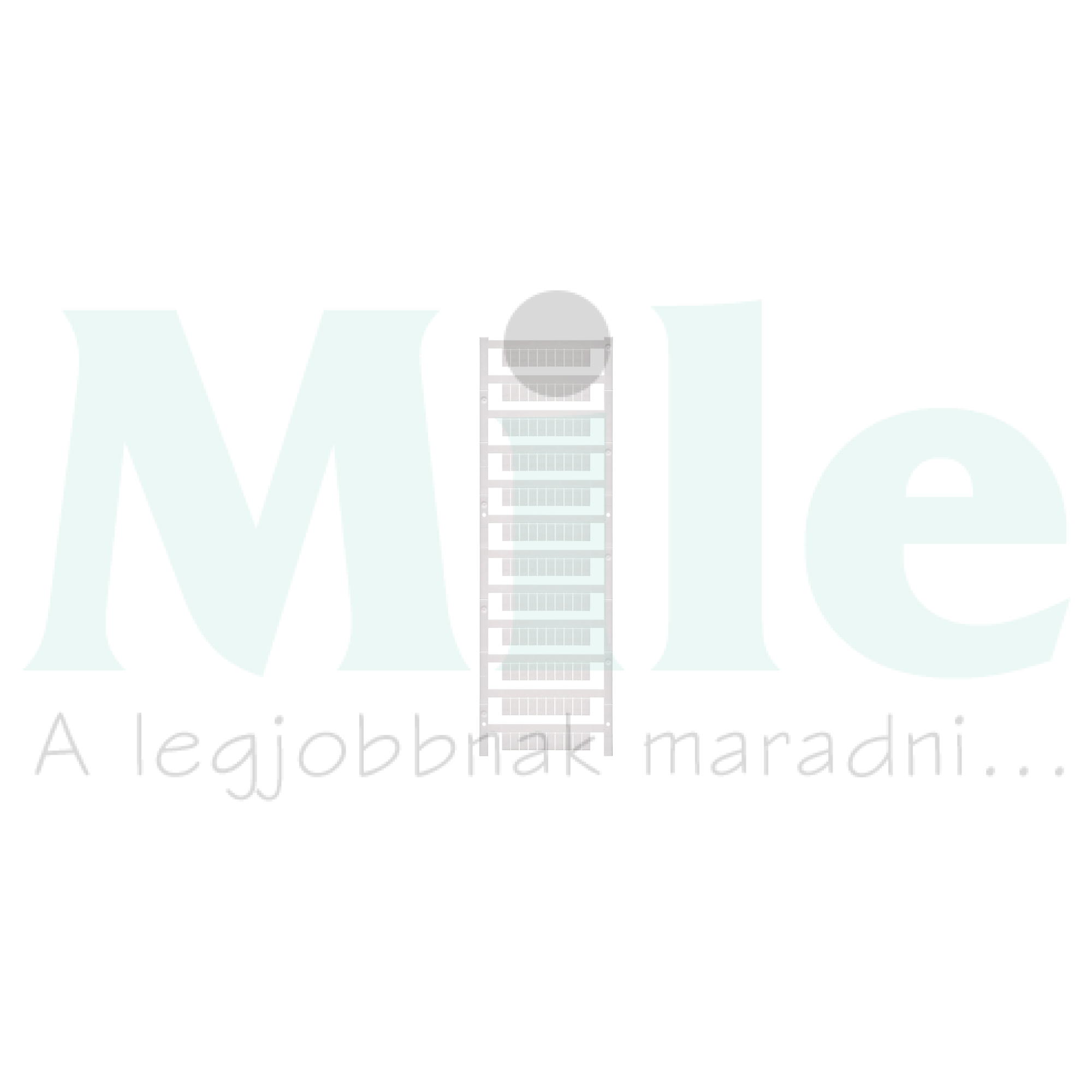 Sorkapocsjelölő lap feliratozható 10x5mm fehér 5mm-modultáv MF 10/5 MC NE WS Weidmüller