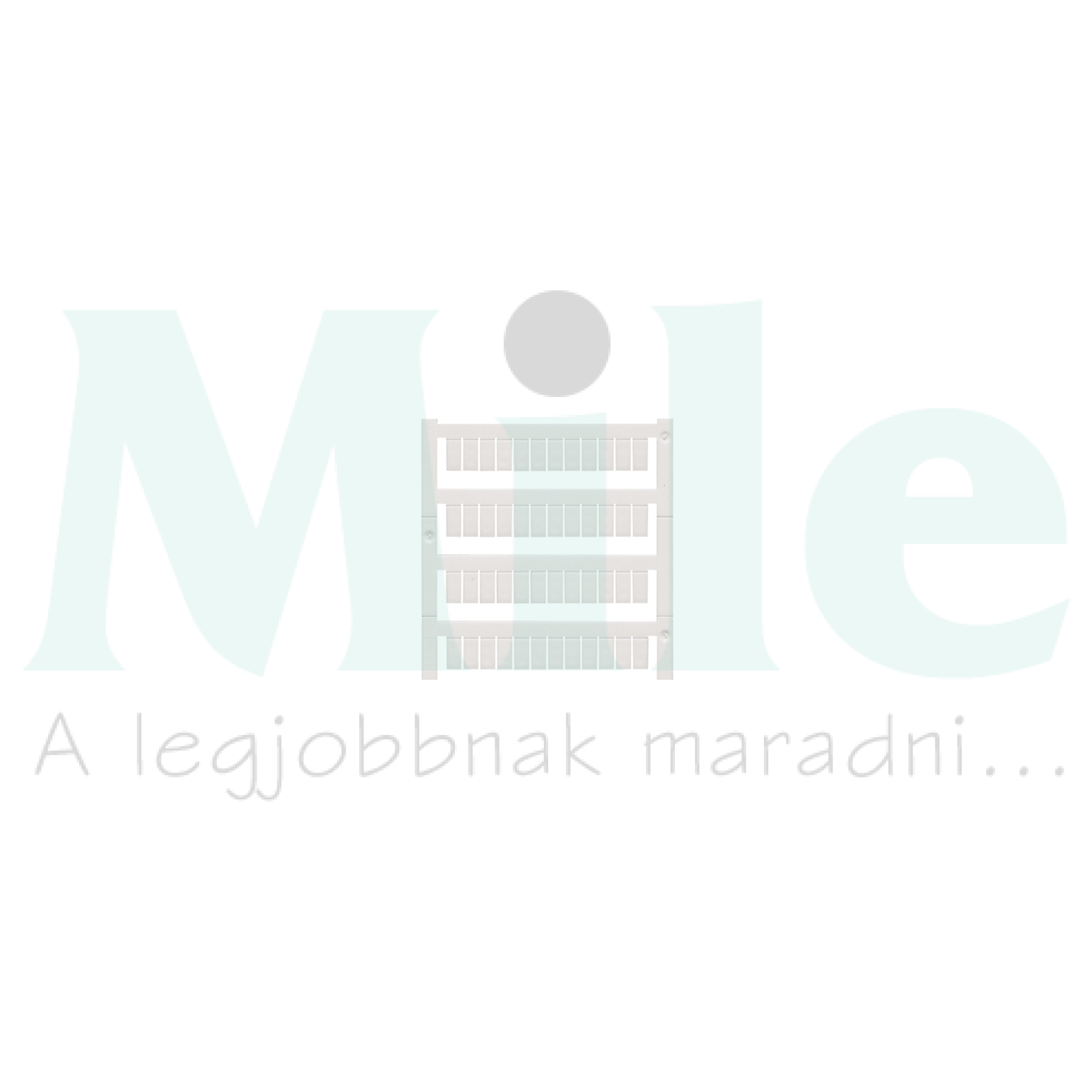 Sorkapocsjelölő lap feliratozható 10x5mm fehér 5mm-modultáv WS 10/5 M MC NE WS Weidmüller