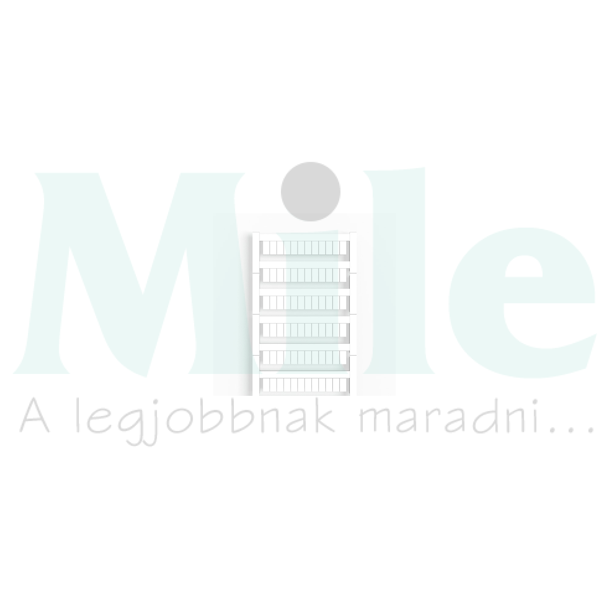 Sorkapocsjelölő lap feliratozható 10x5mm fehér 5mm-modultáv WS 10/5 MC NE WS Weidmüller