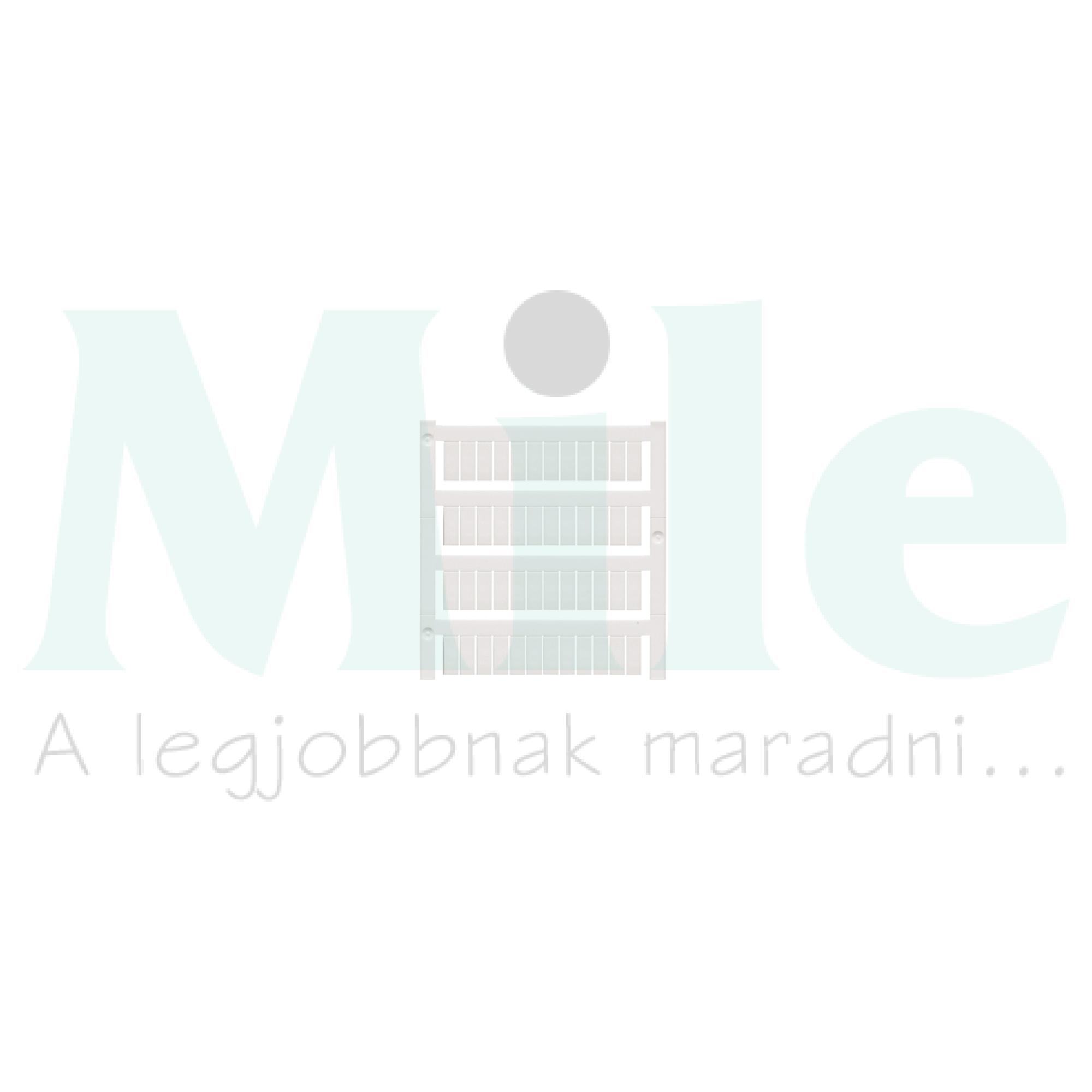 Sorkapocsjelölő lap feliratozható 12x5mm fehér 5mm-modultáv WS 12/5 MC NE WS Weidmüller