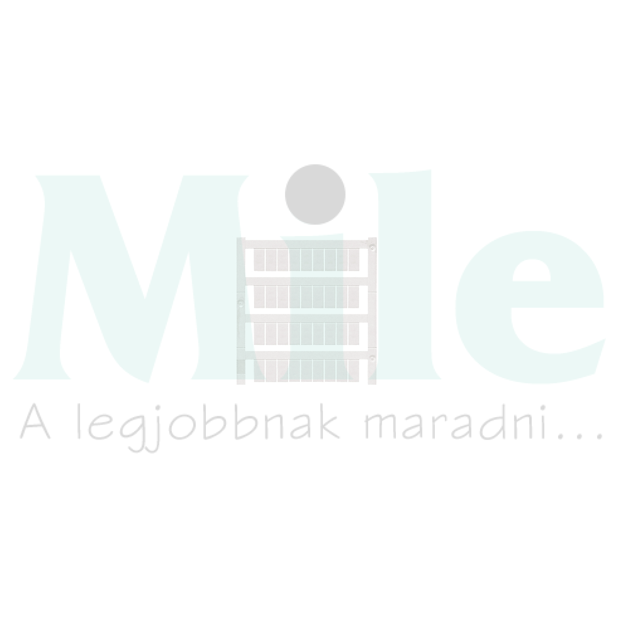 Sorkapocsjelölő lap feliratozható 12x6,5mm fehér 6.5mm-modultáv WS 12/6.5 MC NE WS Weidmüller